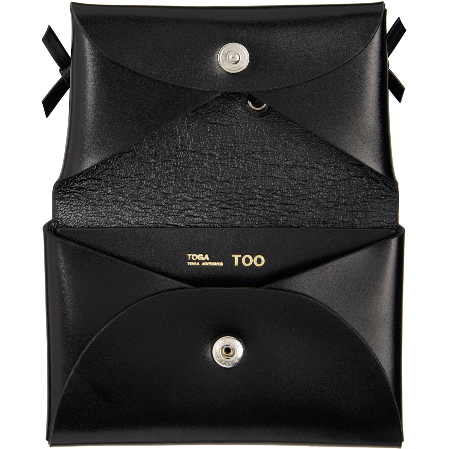  Toga Pulla Black Ring Metal Wallet 