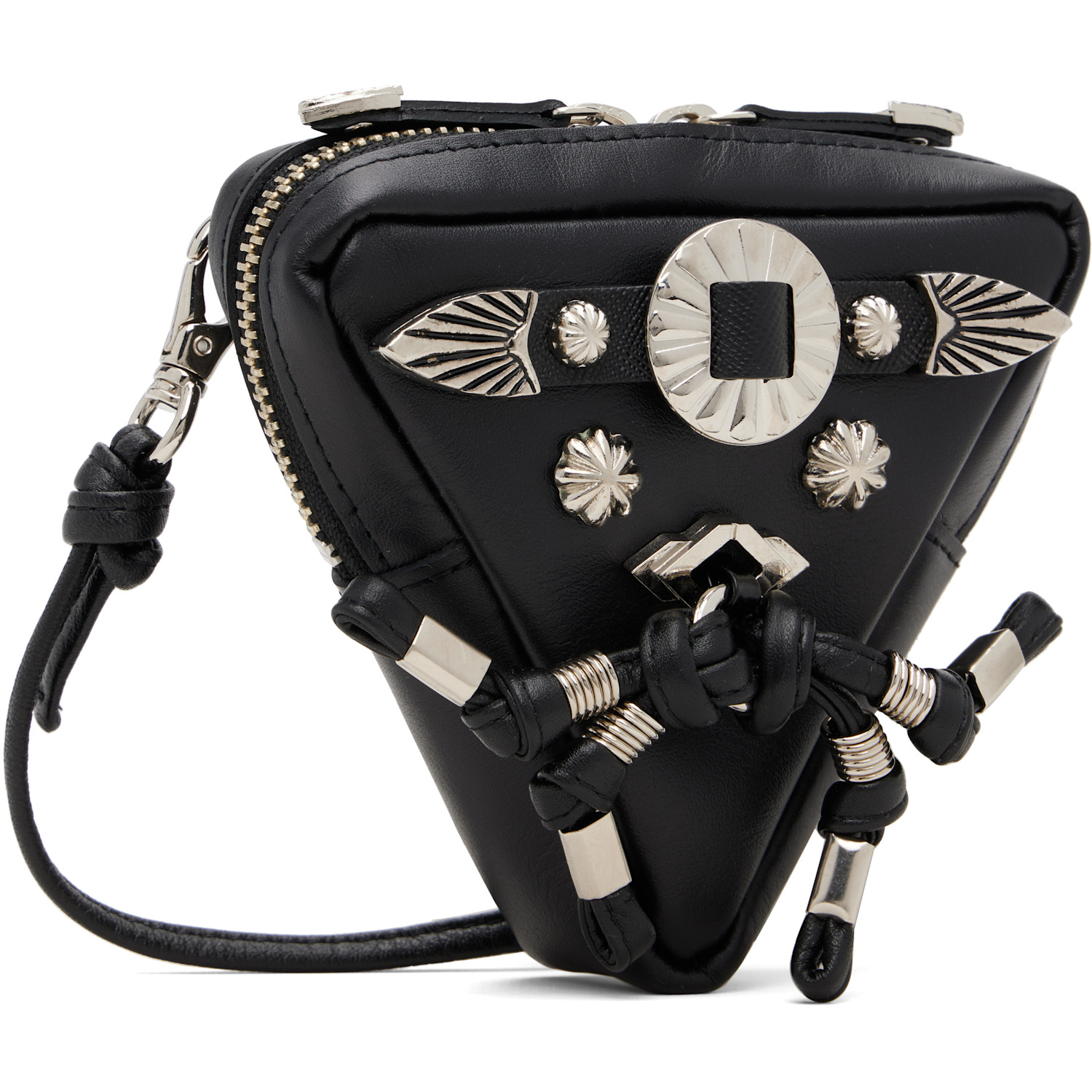  Toga Pulla Black Triangle Shoulder Bag 
