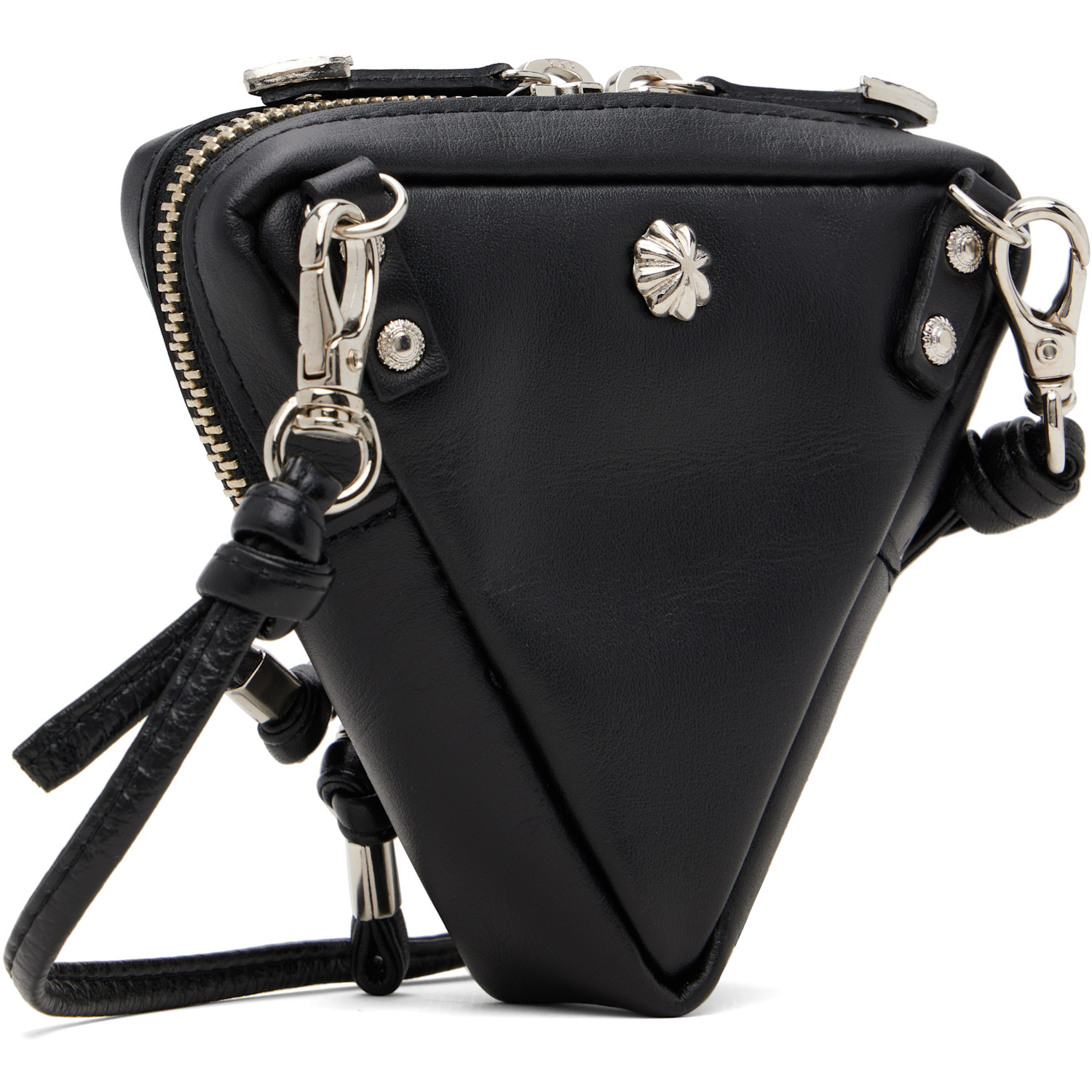  Toga Pulla Black Triangle Shoulder Bag 