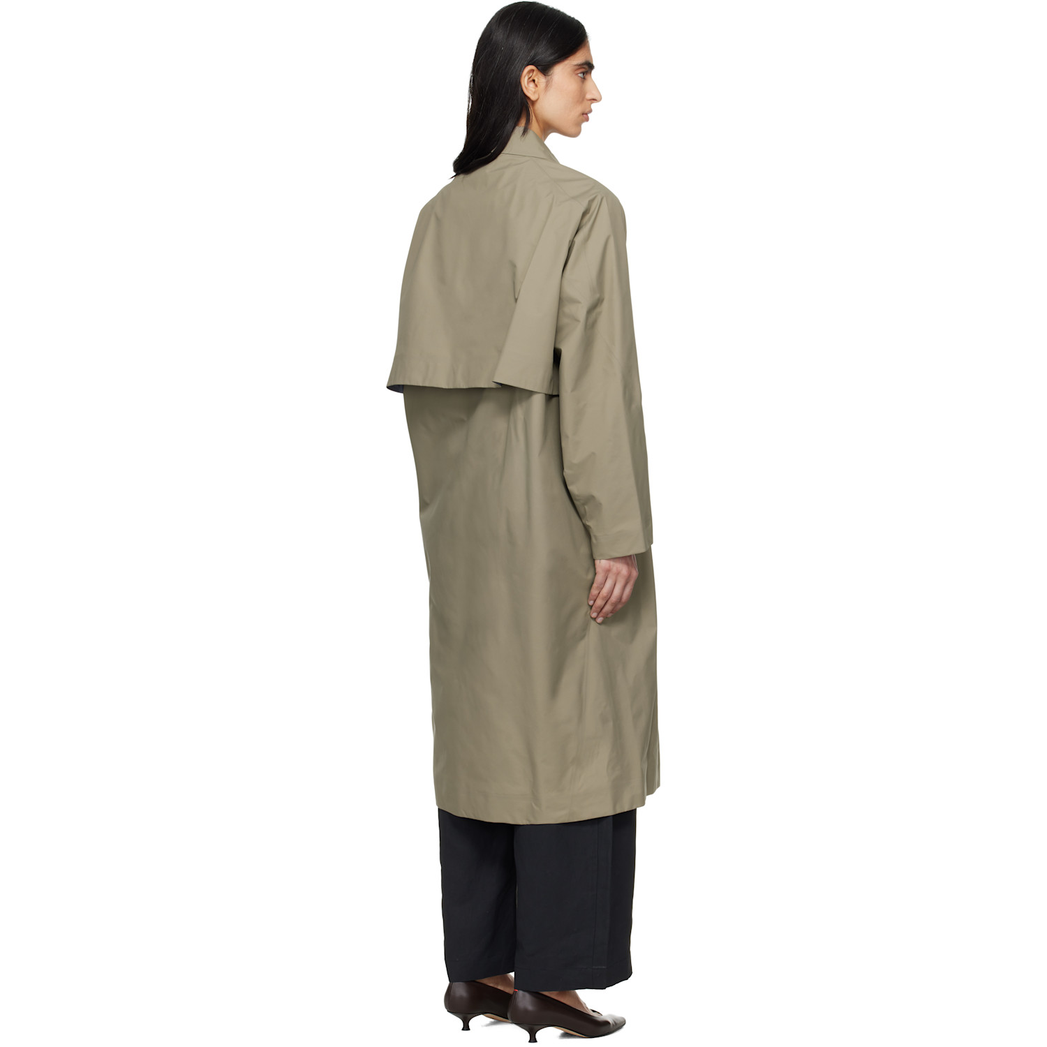  Veilance Beige Nitra Trench Coat 
