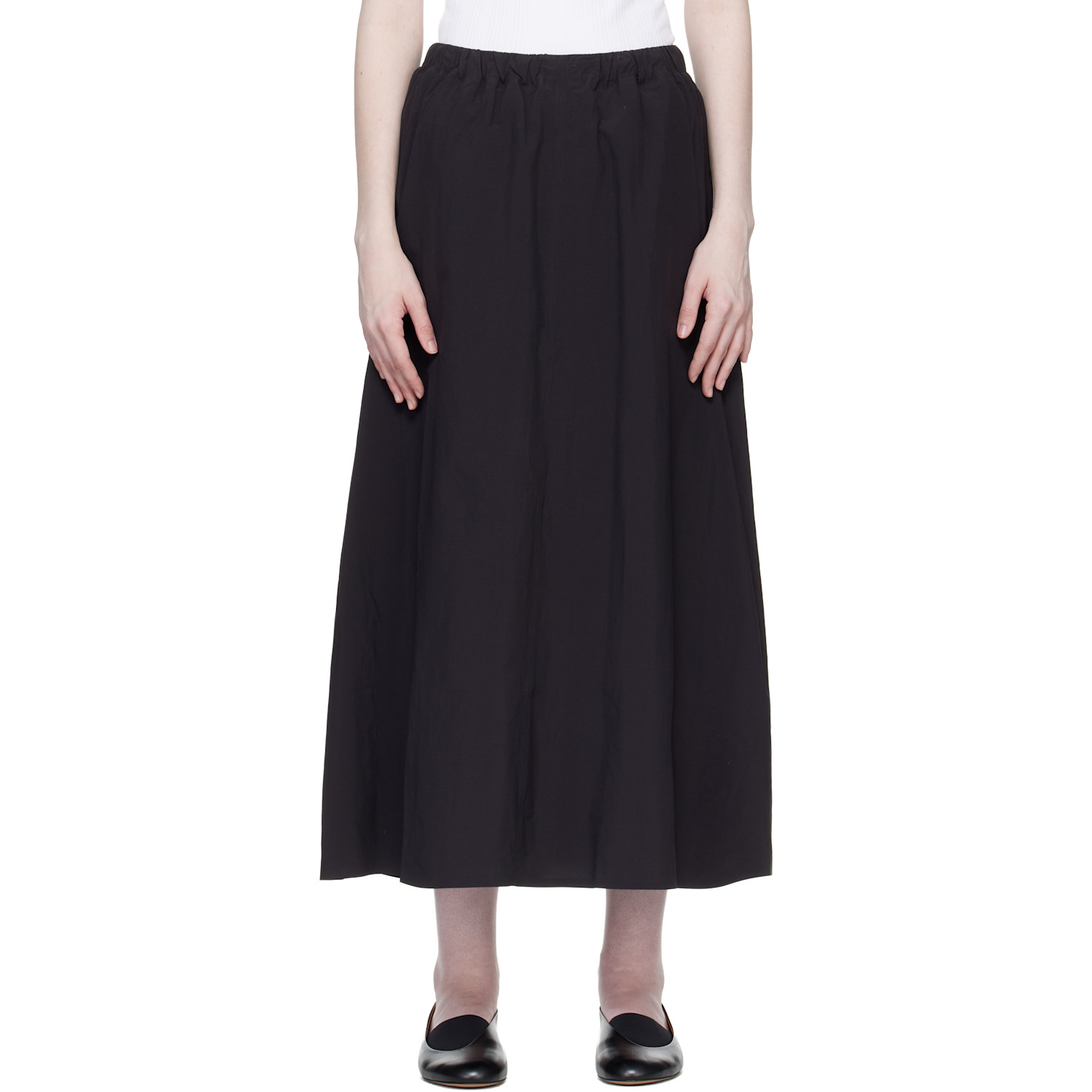 Veilance Black Carbene SL Midi Skirt