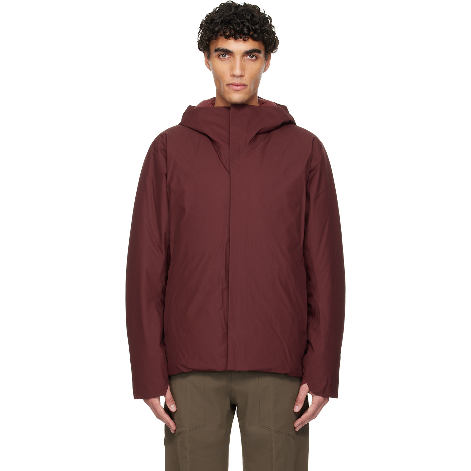 Veilance Burgundy Altus Down Jacket