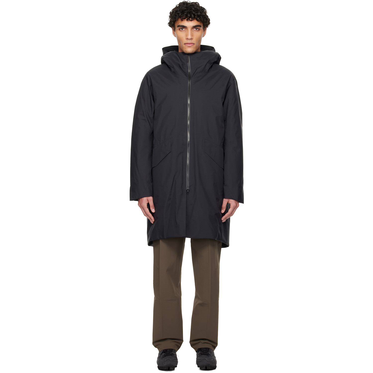 Veilance Black Monitor Down Coat