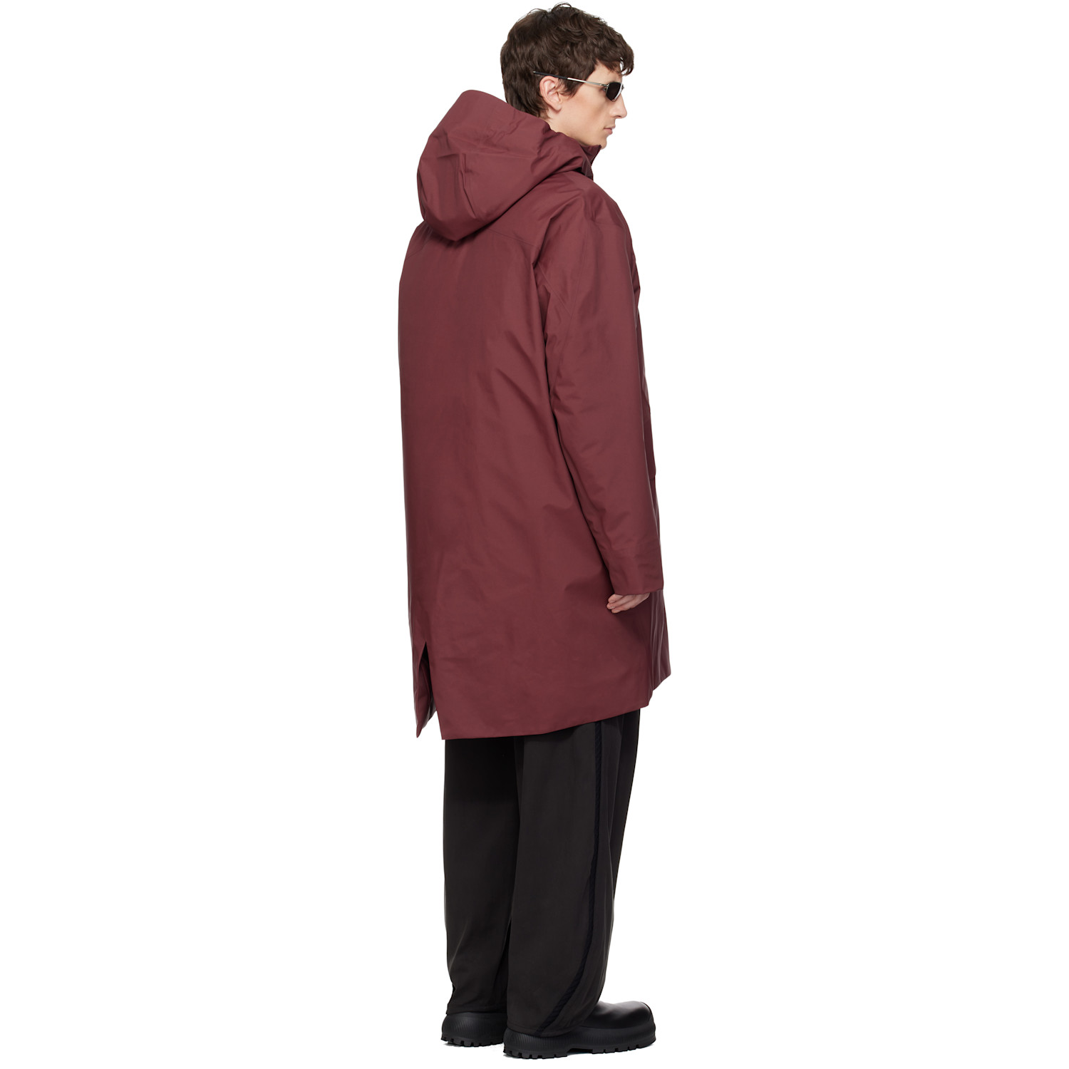  Veilance Burgundy Monitor Down Coat 