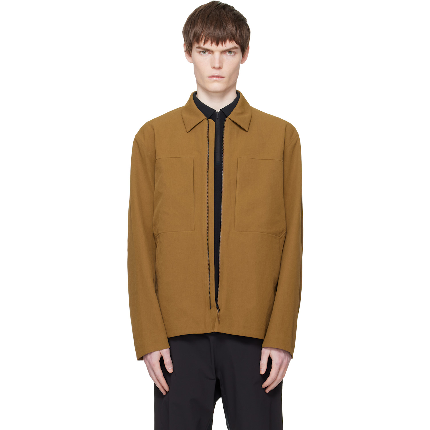 Veilance Khaki Mionn Softshell Overshirt