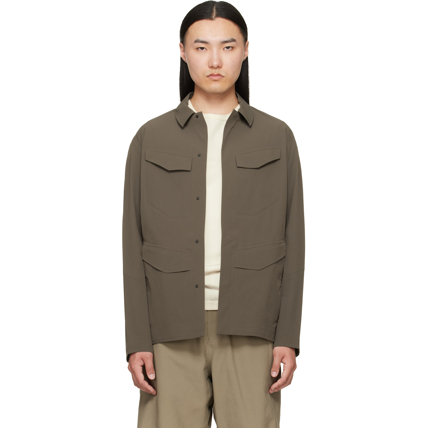 Veilance Taupe Field Softshell Jacket