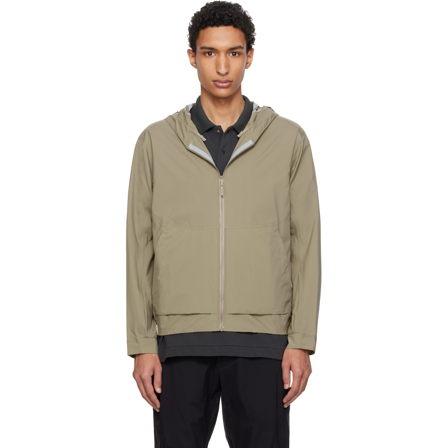 Veilance Taupe Demlo Hoody Jacket