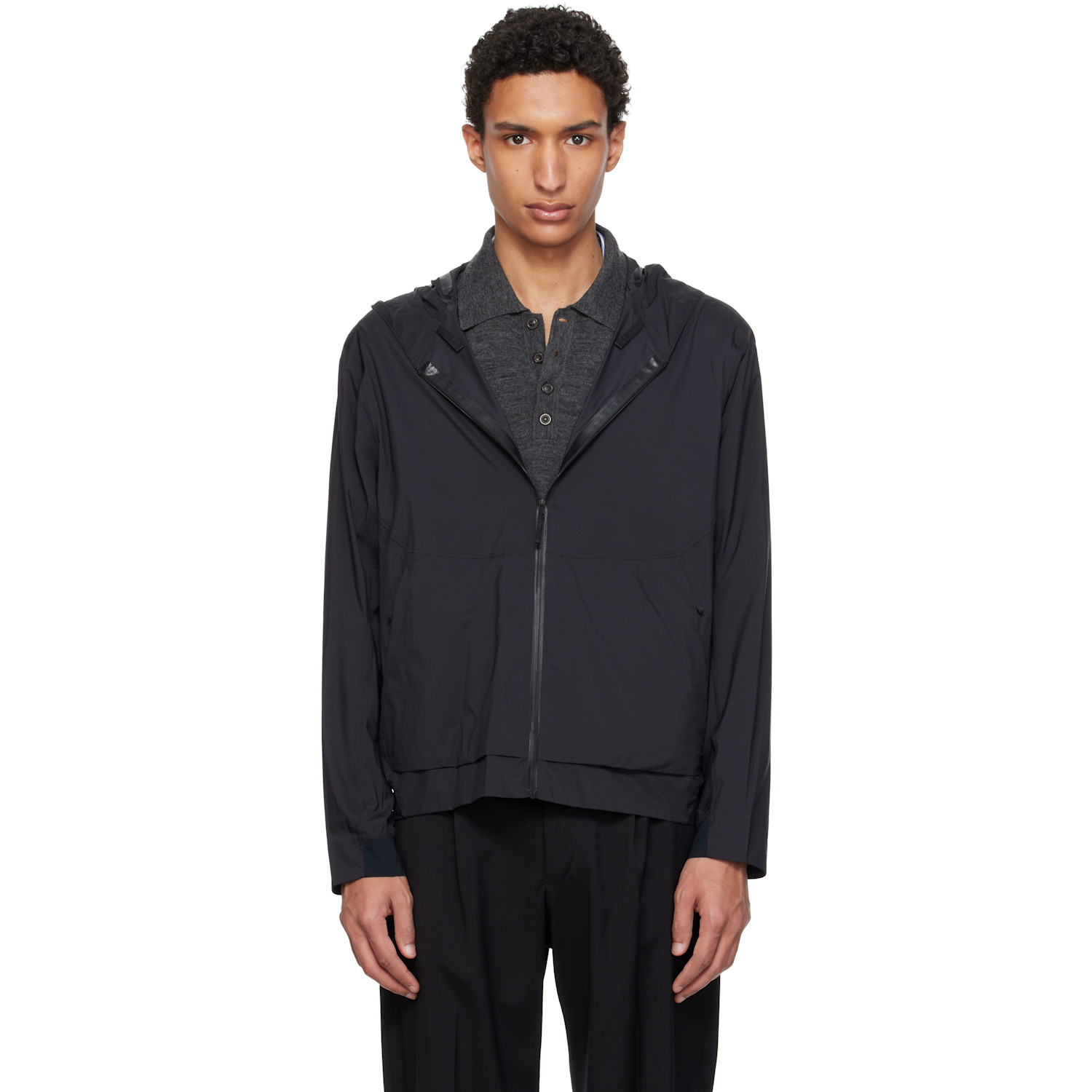 Veilance Black Demlo Hoody Jacket