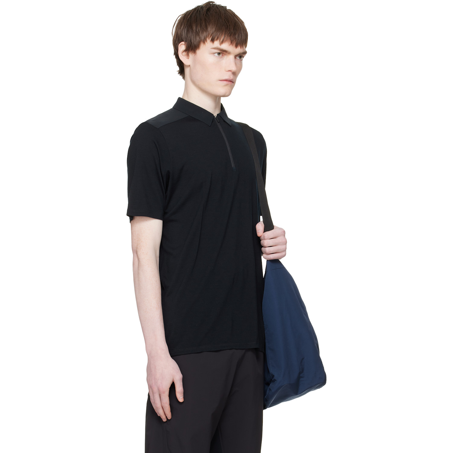  Veilance Black Frame S/s Polo 