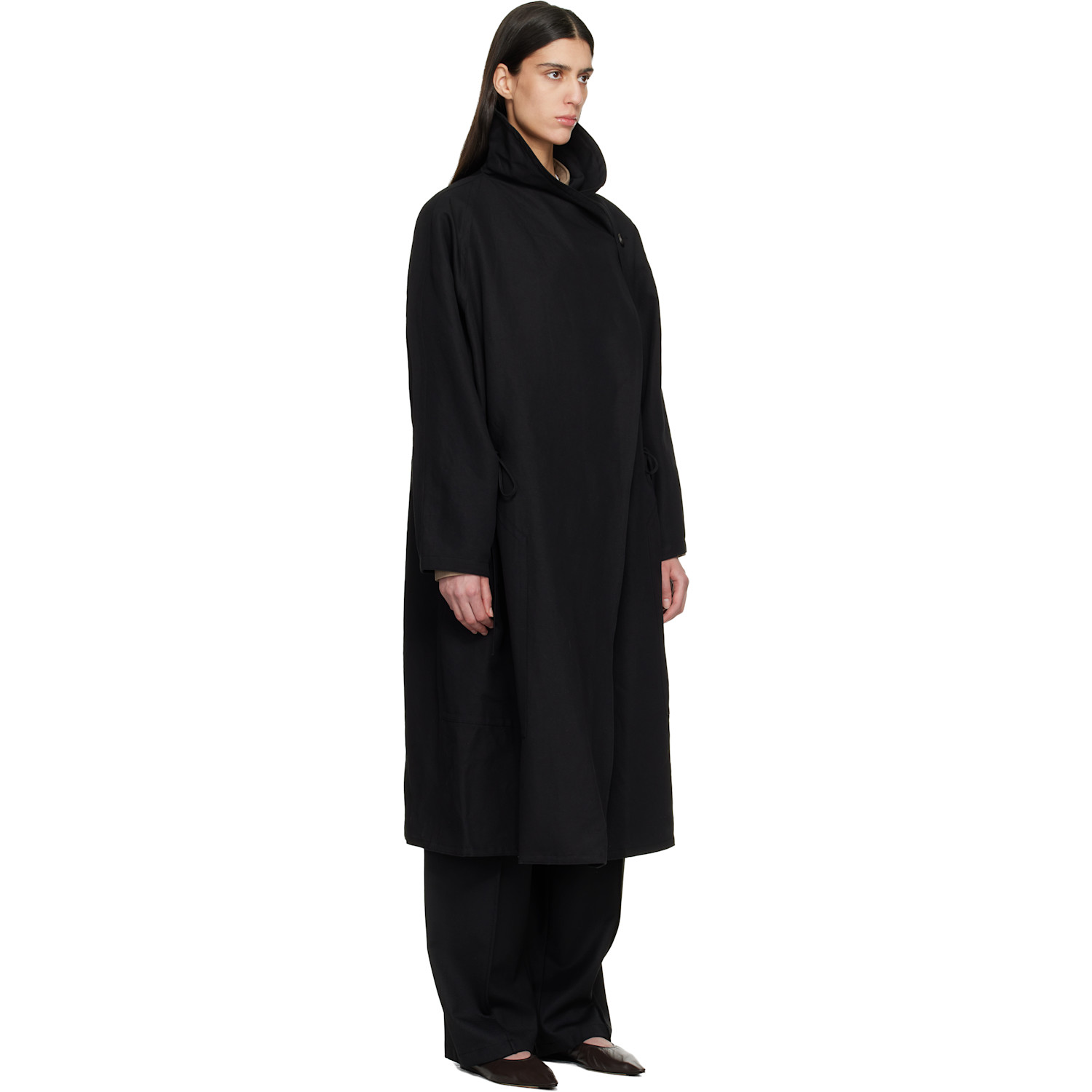  Le17septembre Black Sculptured Coat 
