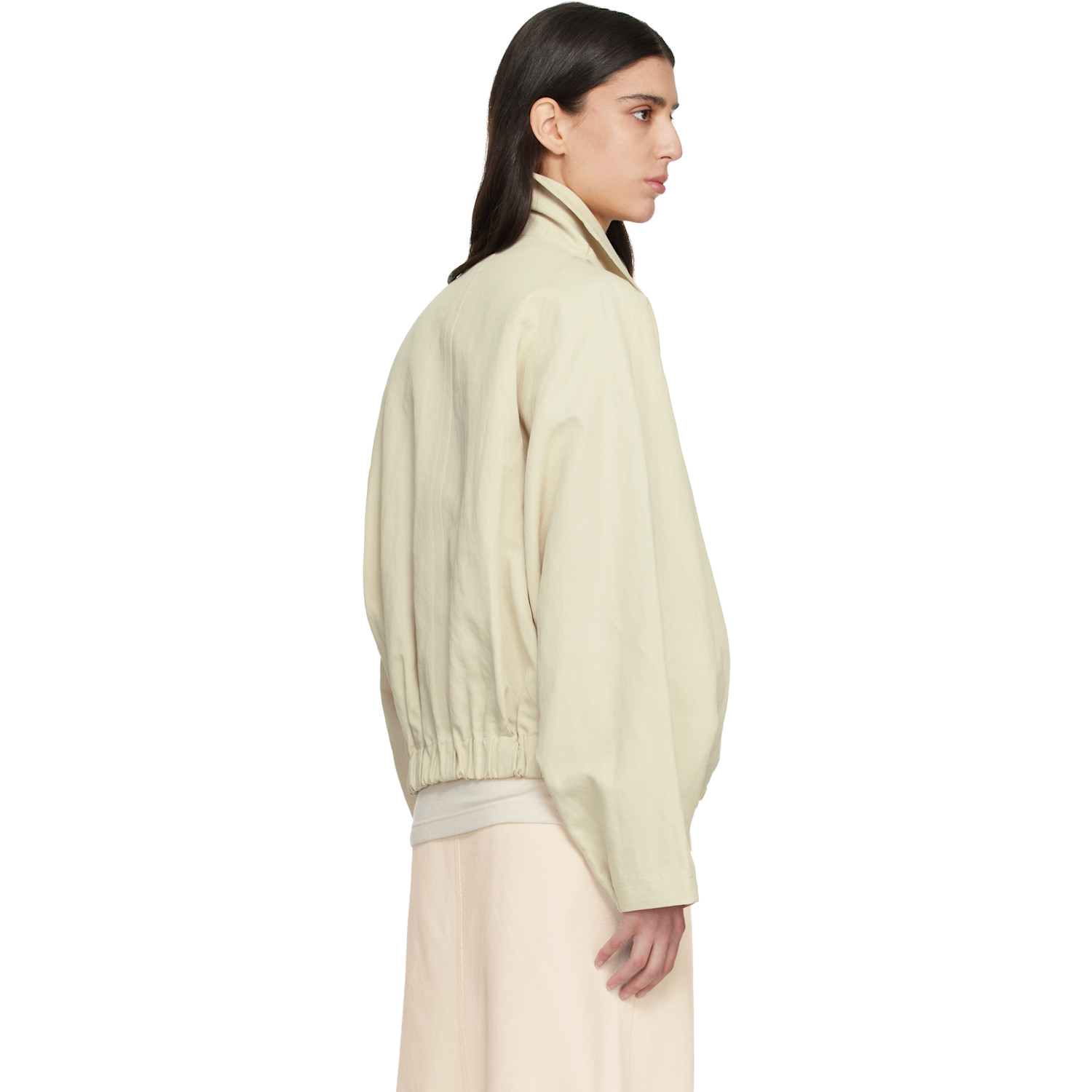  Le17septembre Off-white Sculptured Jacket 