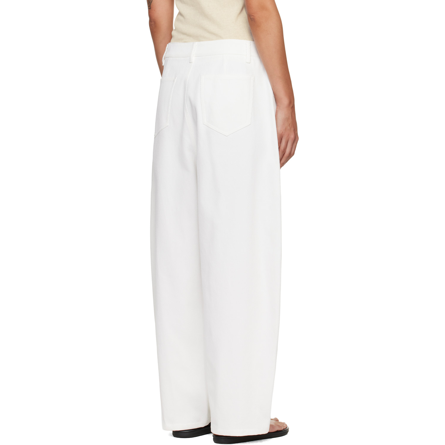  Le17septembre White Oblong Trousers 