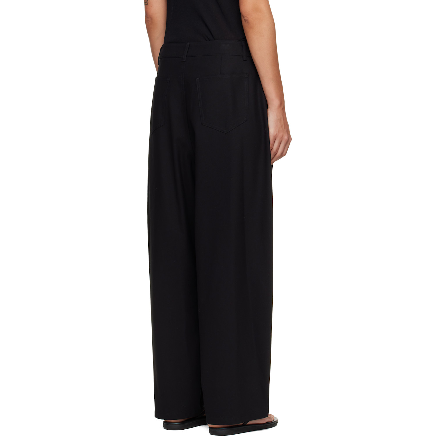  Le17septembre Black Oblong Trousers 