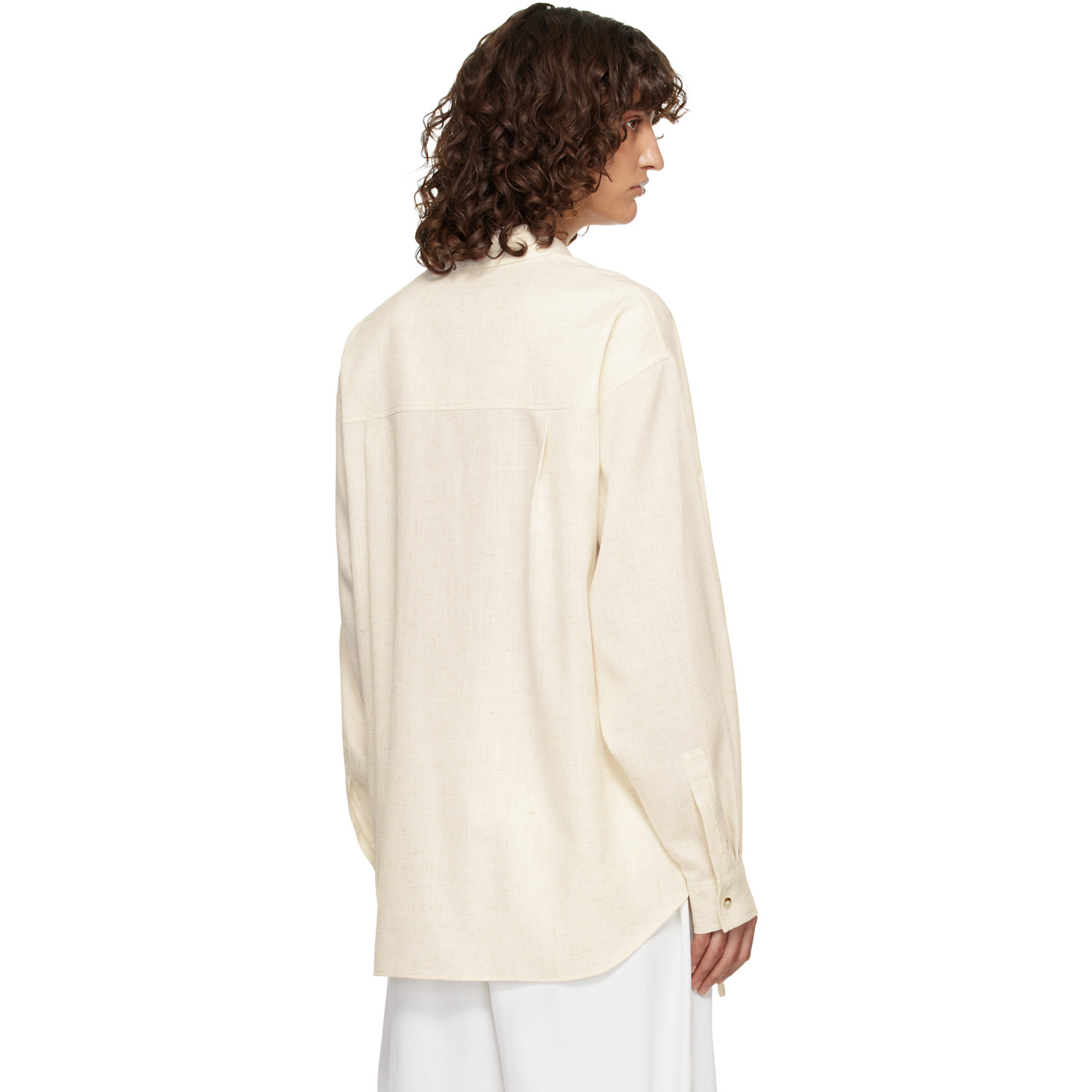 Le17septembre Off-white Side Twisted Shirt 