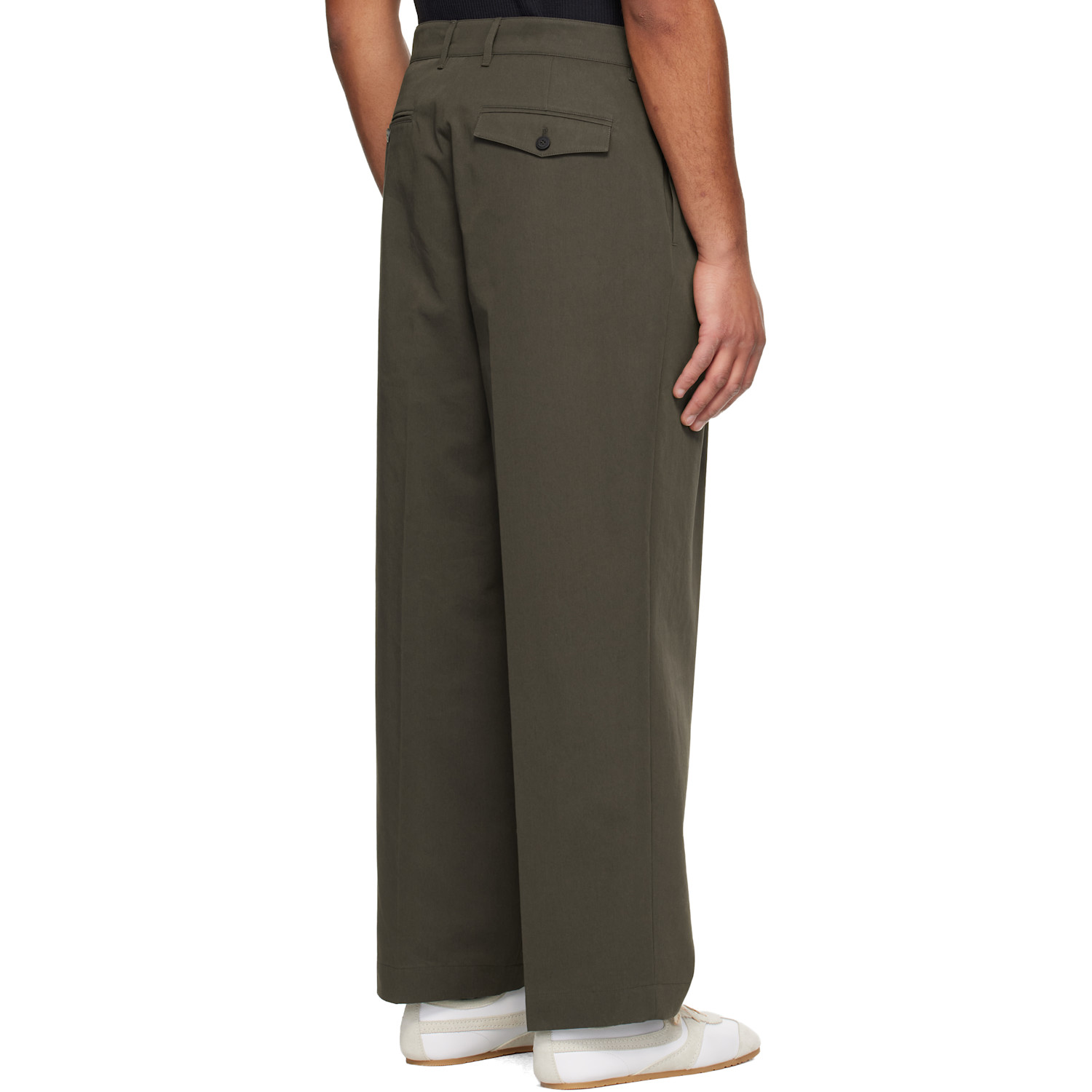  Le17septembre Brown Two Tuck Trousers 