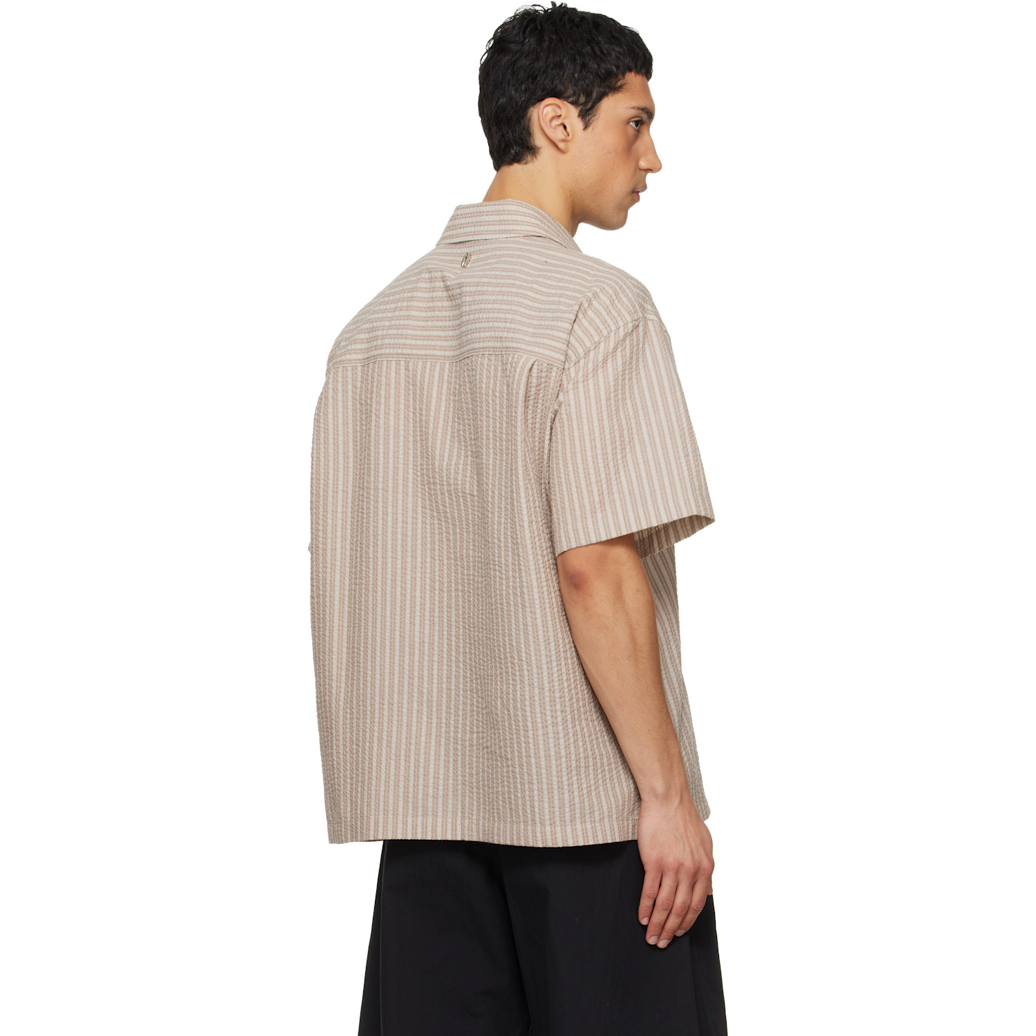  Le17septembre Beige Pullover Seersucker Shirt 