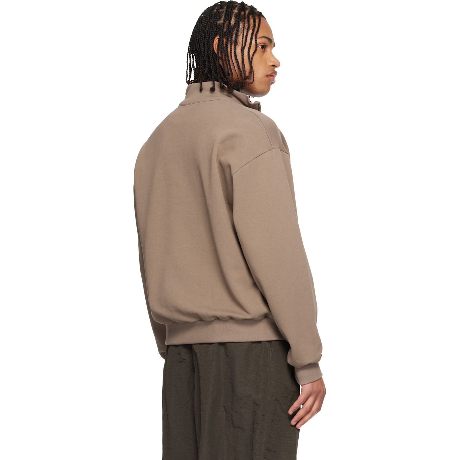  Le17septembre Brown Half-zip Sweatshirt 