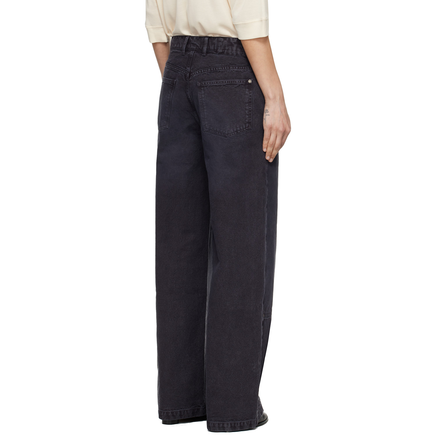  Mfpen Gray Double Knee Jeans 