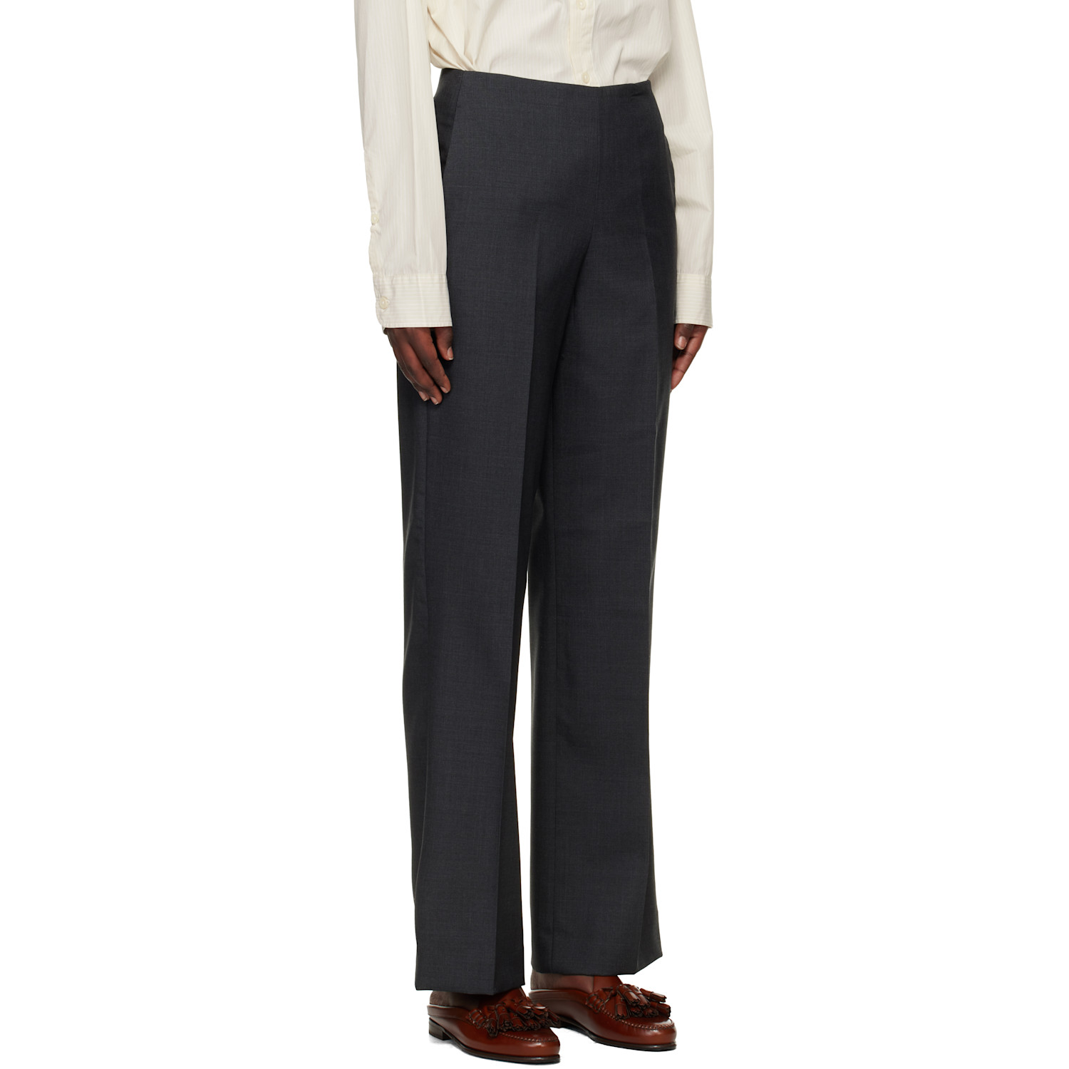  Mfpen Gray Taper Trousers 
