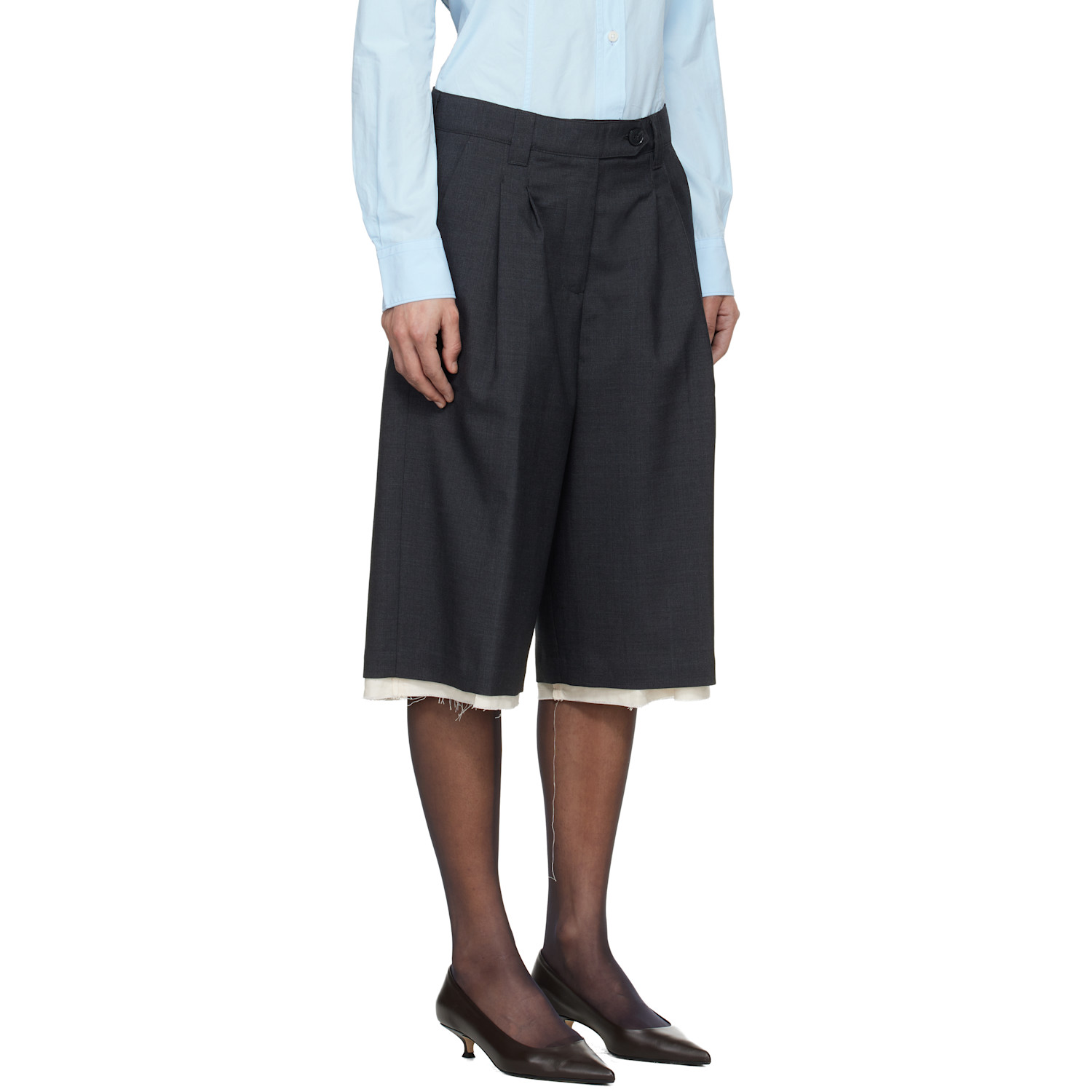  Mfpen Gray Slash Shorts 