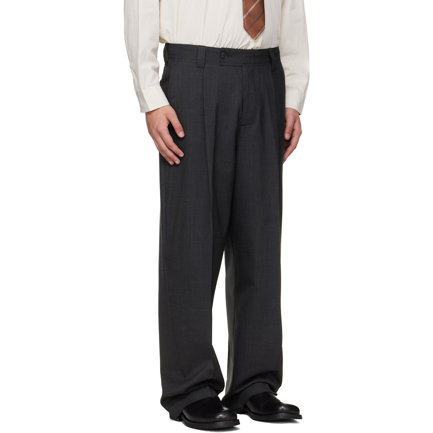  Mfpen Gray Patch Trousers 