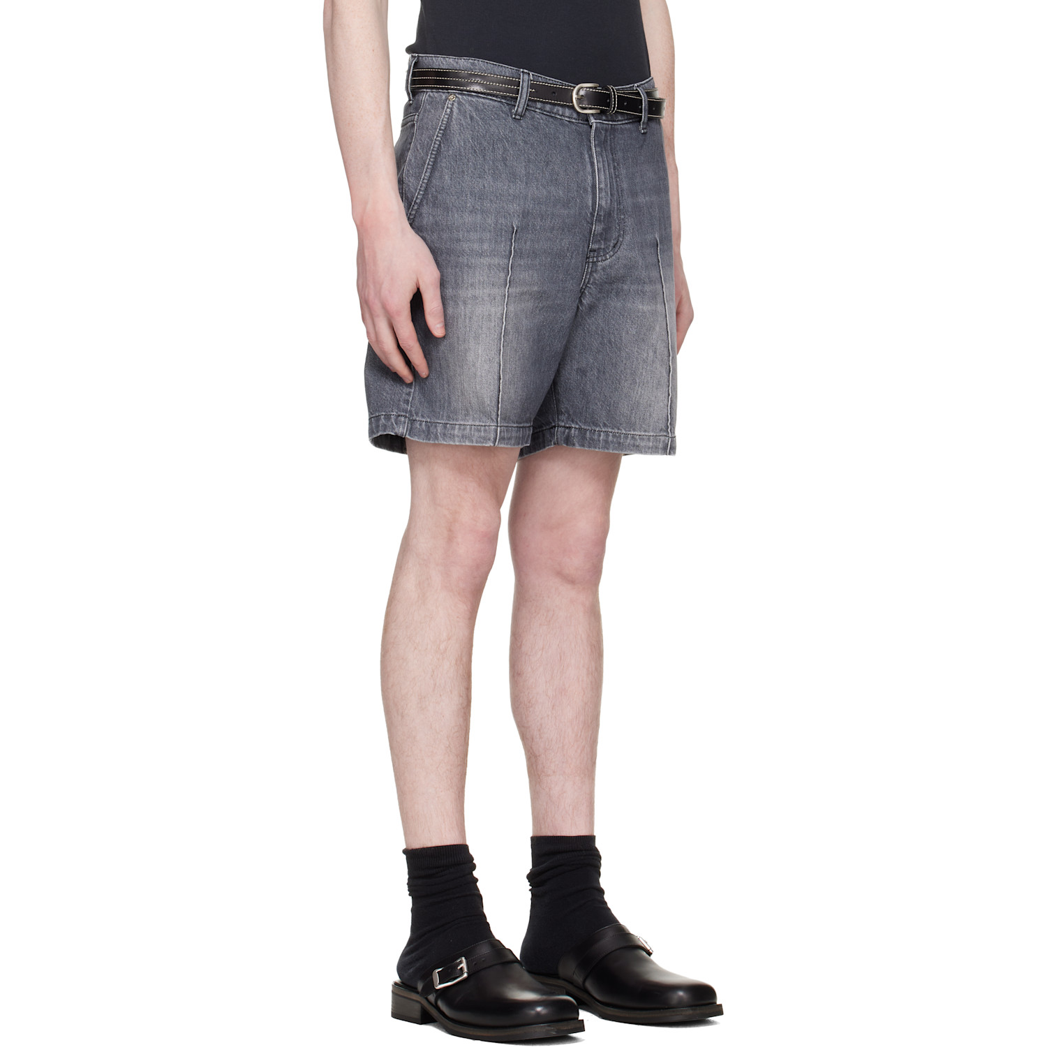  Mfpen Gray Ceremony Denim Shorts 