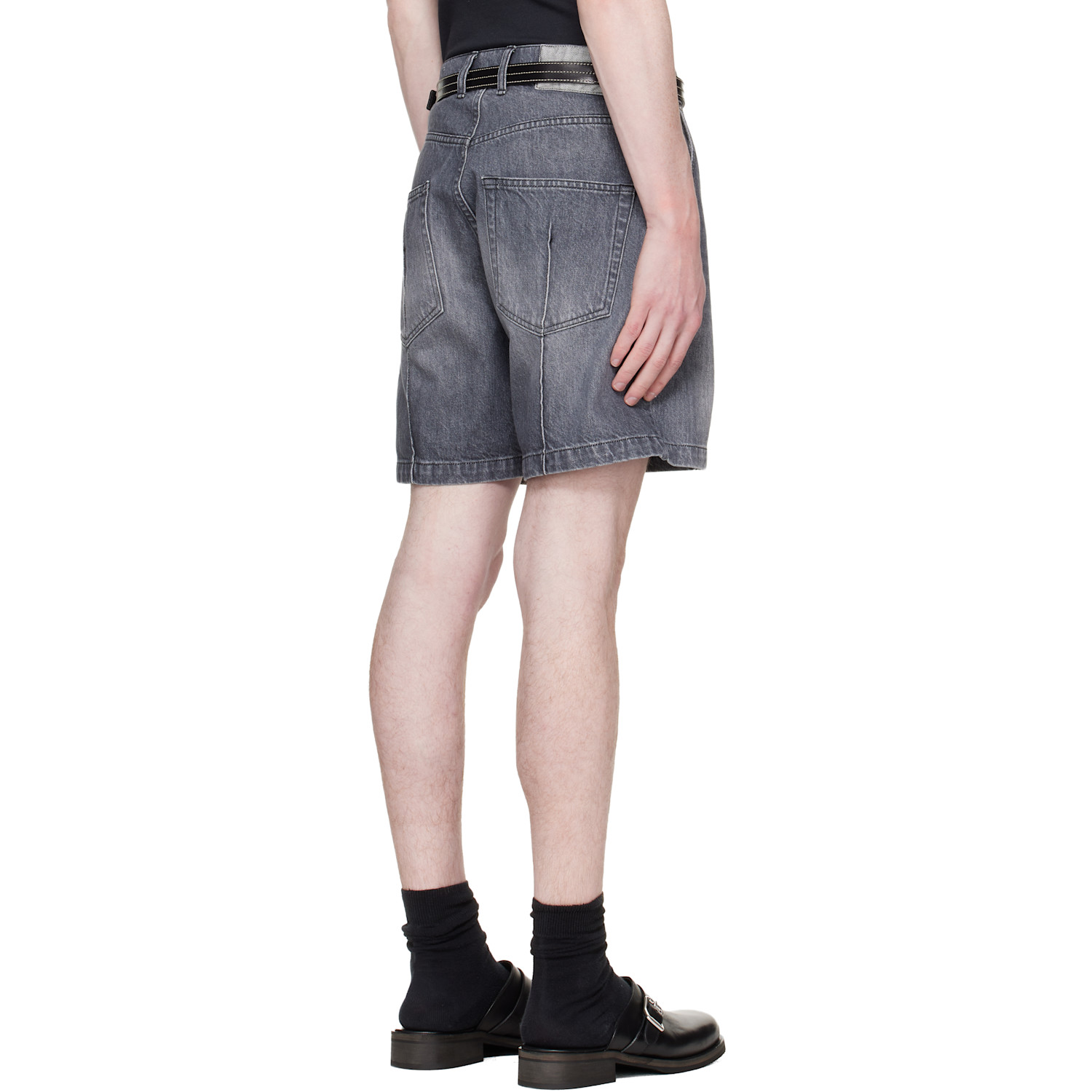  Mfpen Gray Ceremony Denim Shorts 