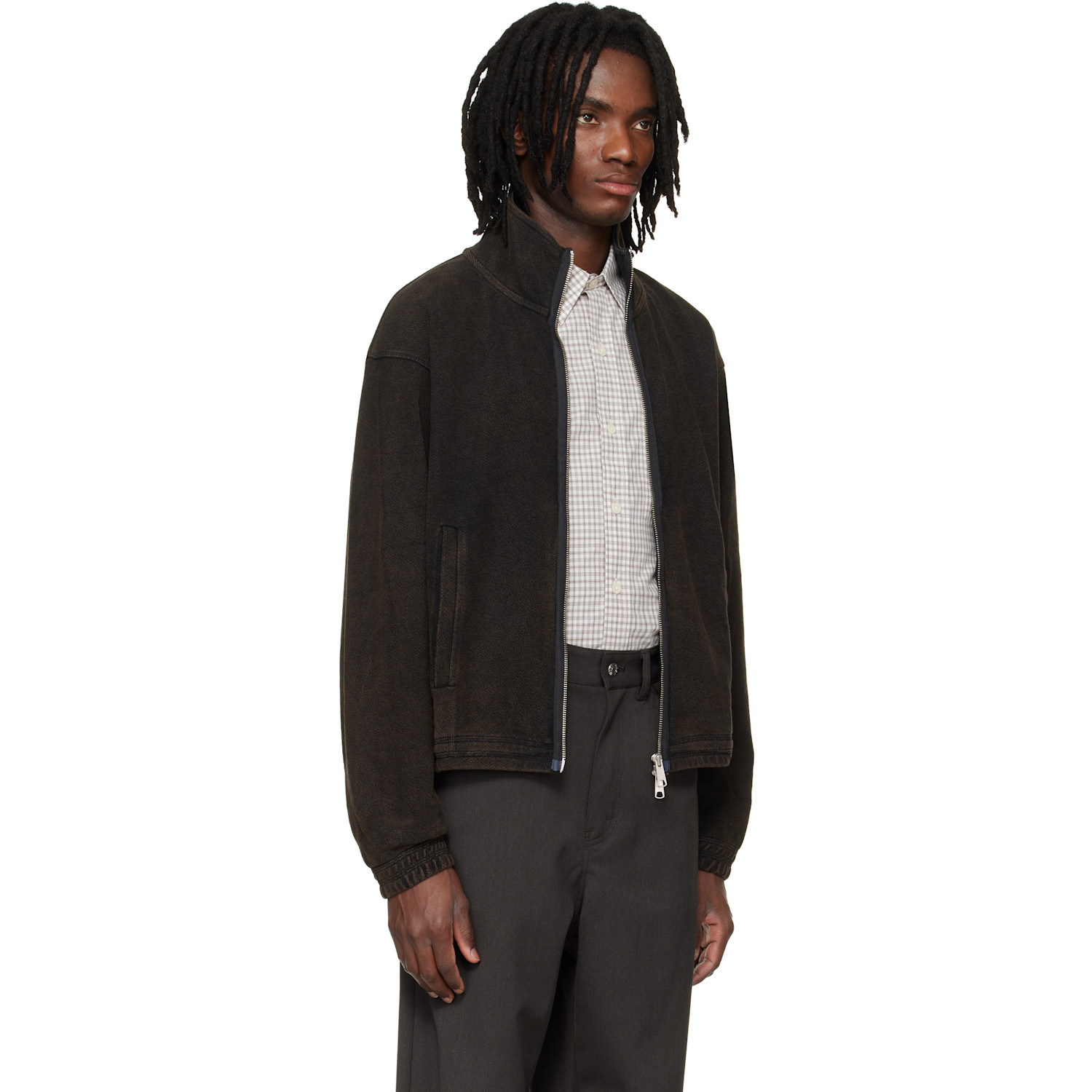  Mfpen Brown Covet Full Zip Jacket 