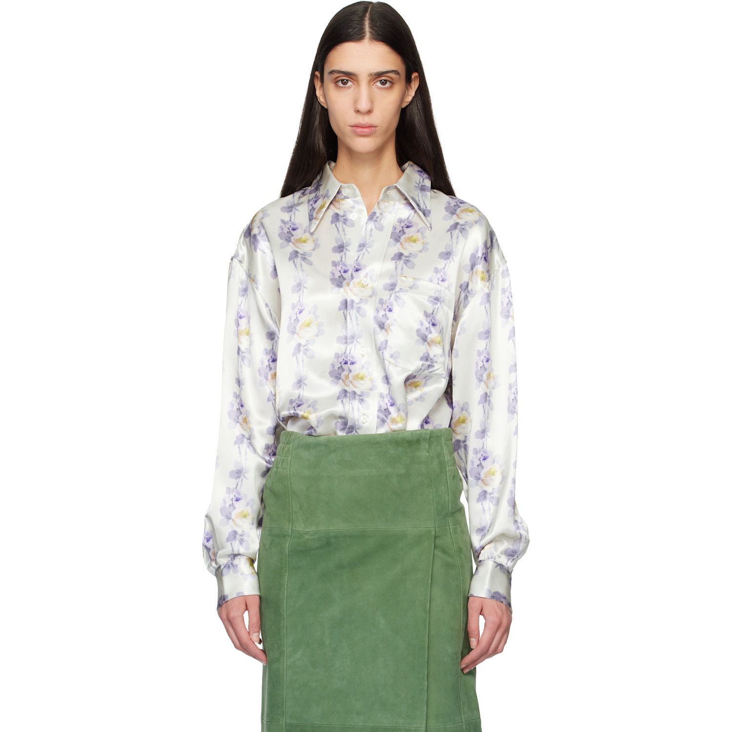 Meryll Rogge Off-White Classic Shirt