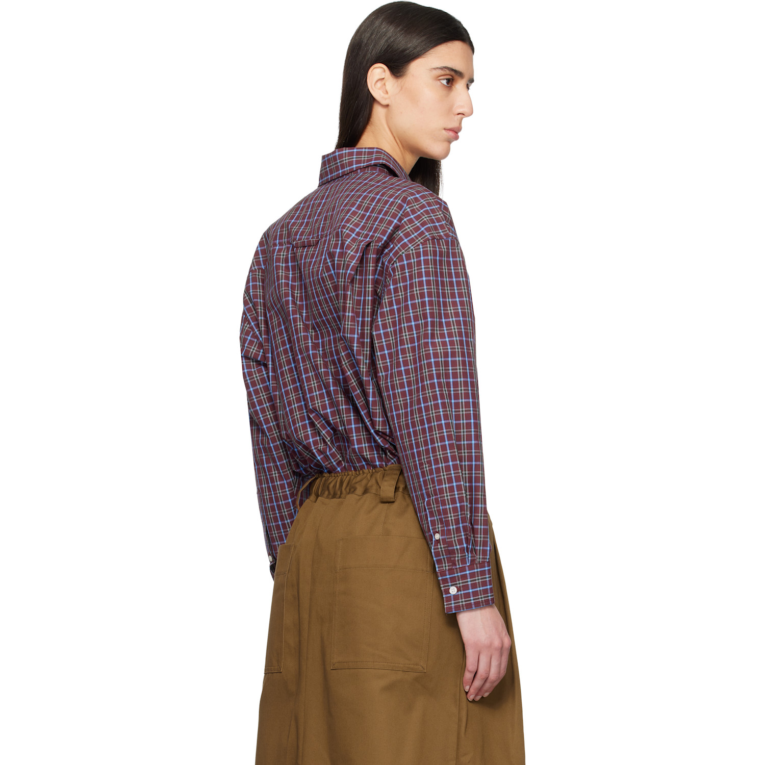 Meryll Rogge Burgundy Classic Shirt 