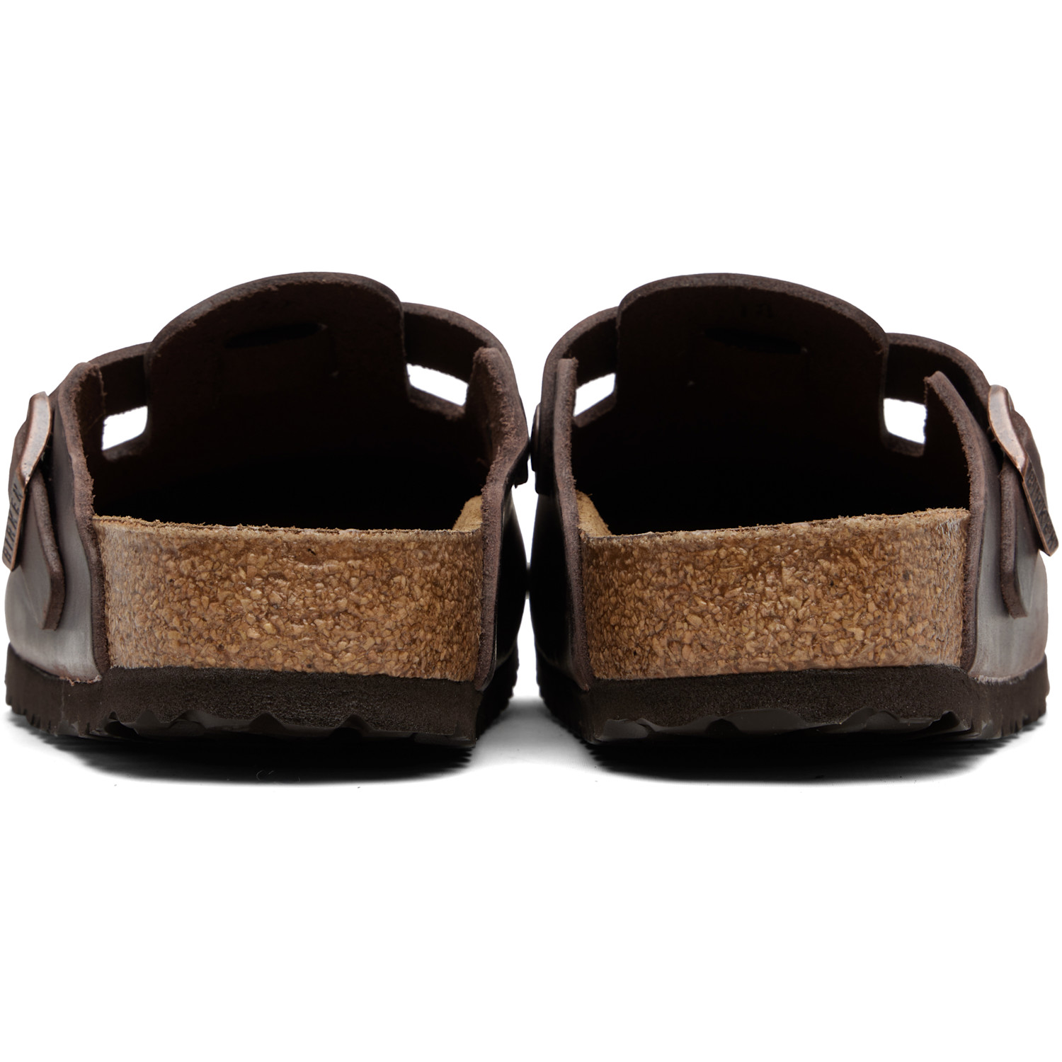  Birkenstock Brown Regular Boston Oiled Leather Slip-on Loafers 