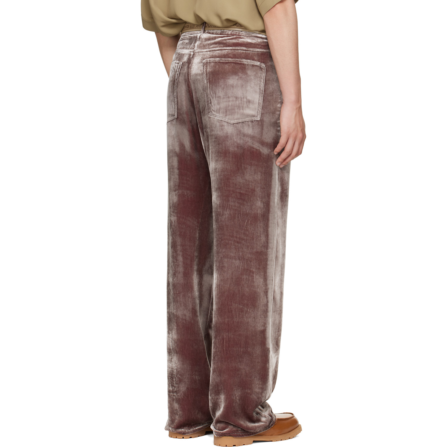  Magliano Pink Laser Flattone Silk Jeans 