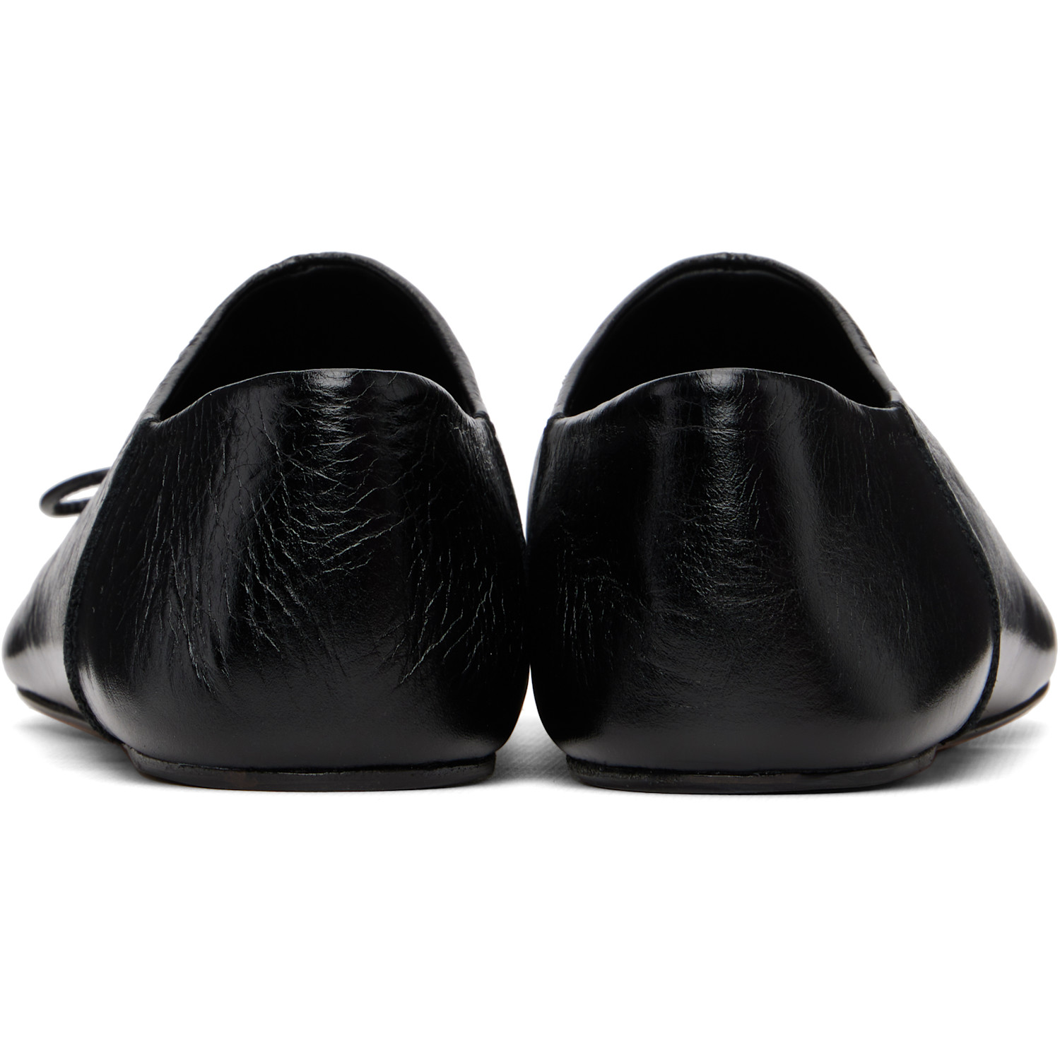  Abra Black Babouch Ballerina Flats 