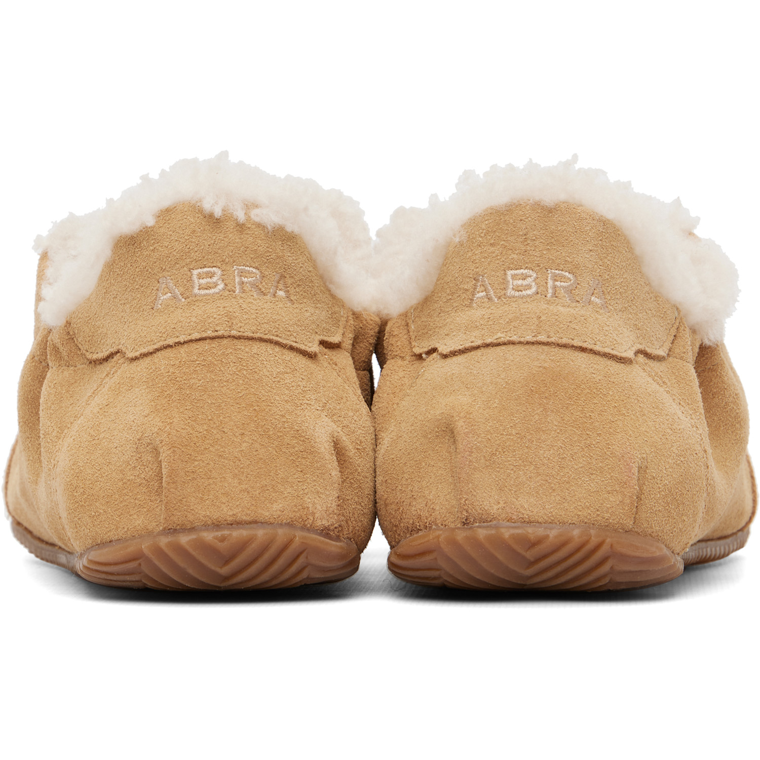  Abra Beige Ballerina Shearling Sneakers 