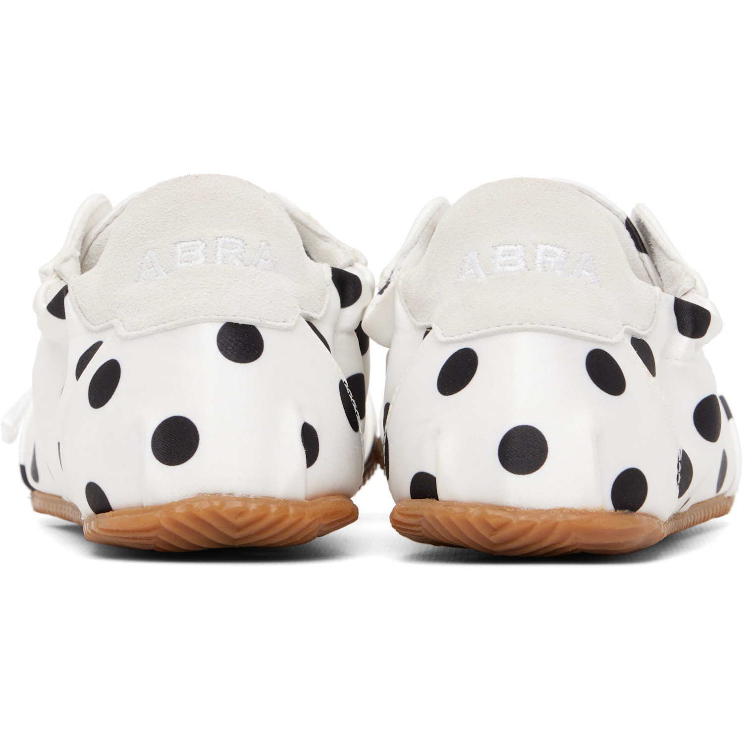  Abra White Ballerina Dots Sneakers 