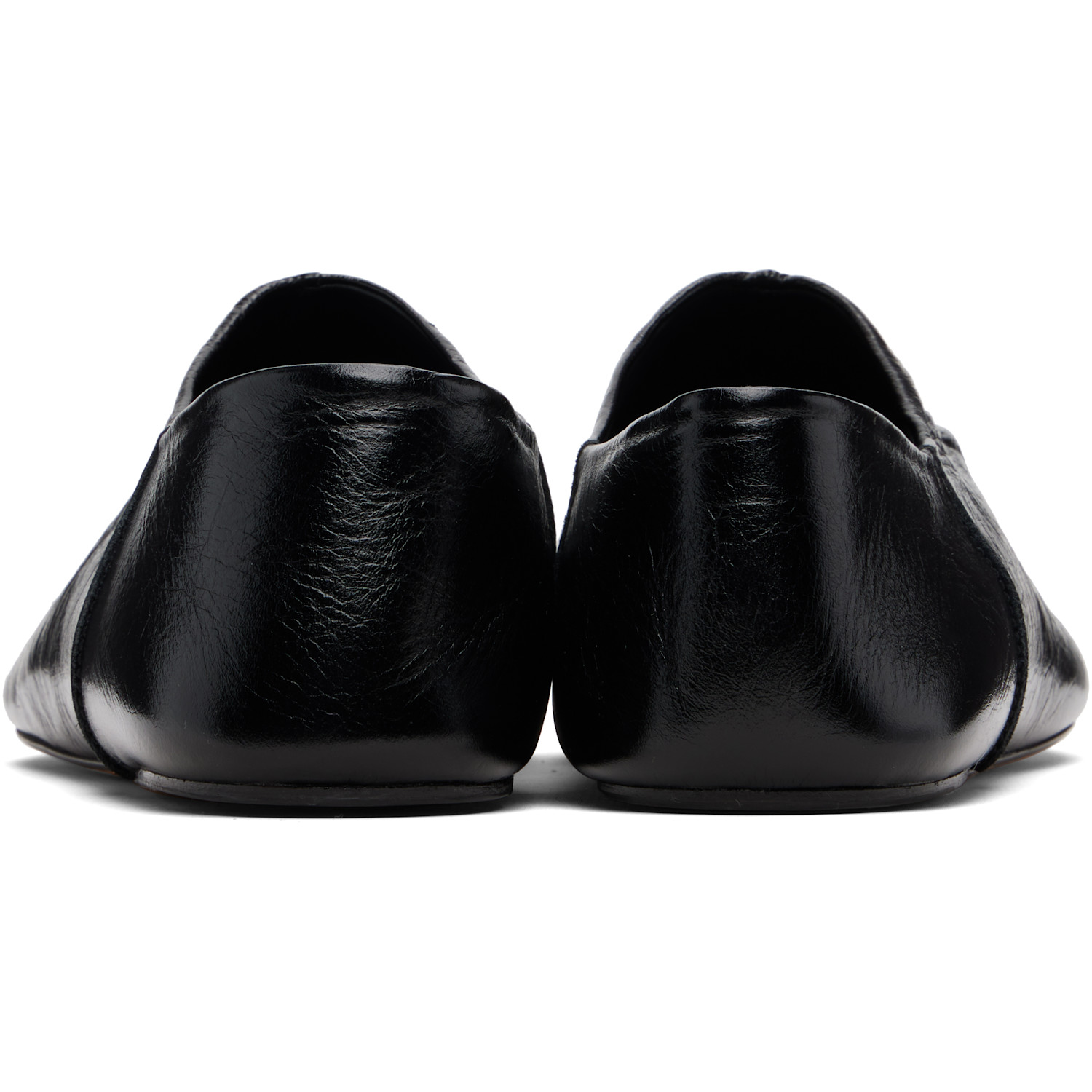  Abra Black Babouch Ballerina Flats 