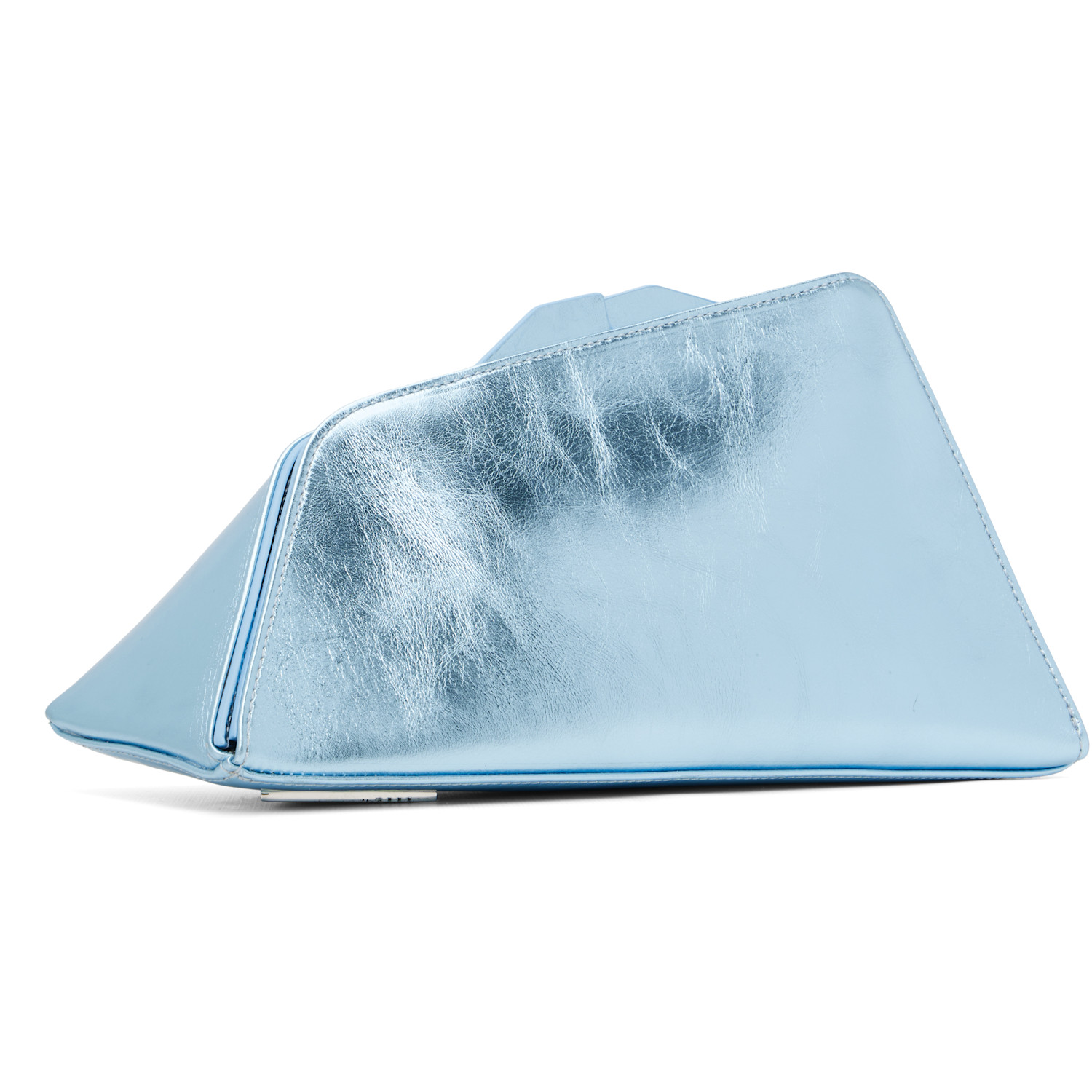  The Attico Blue '8.30 Pm' Oversized Clutch 