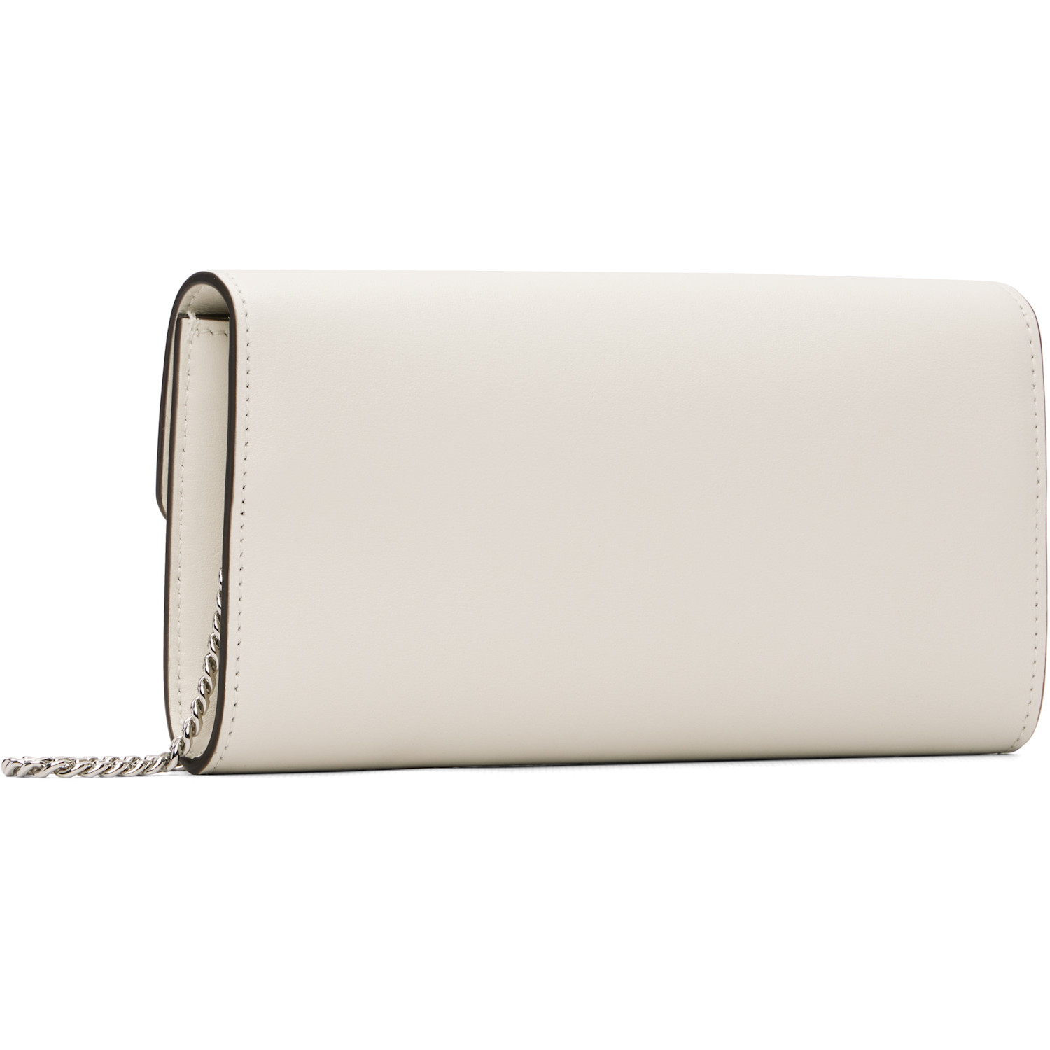  Jimmy Choo White Bing Wallet Chain Bag 