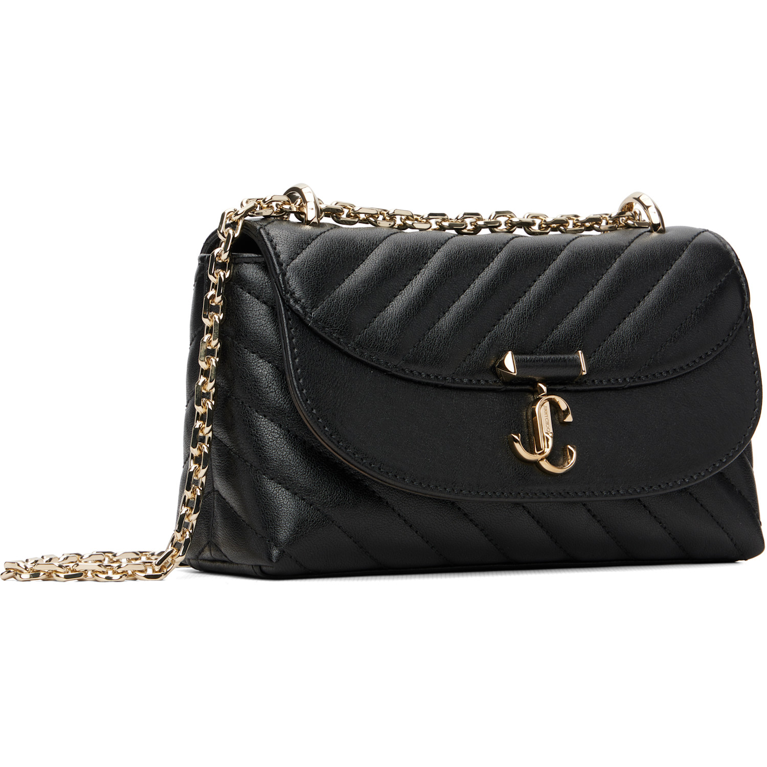  Jimmy Choo Black Curve Wallet Bag 