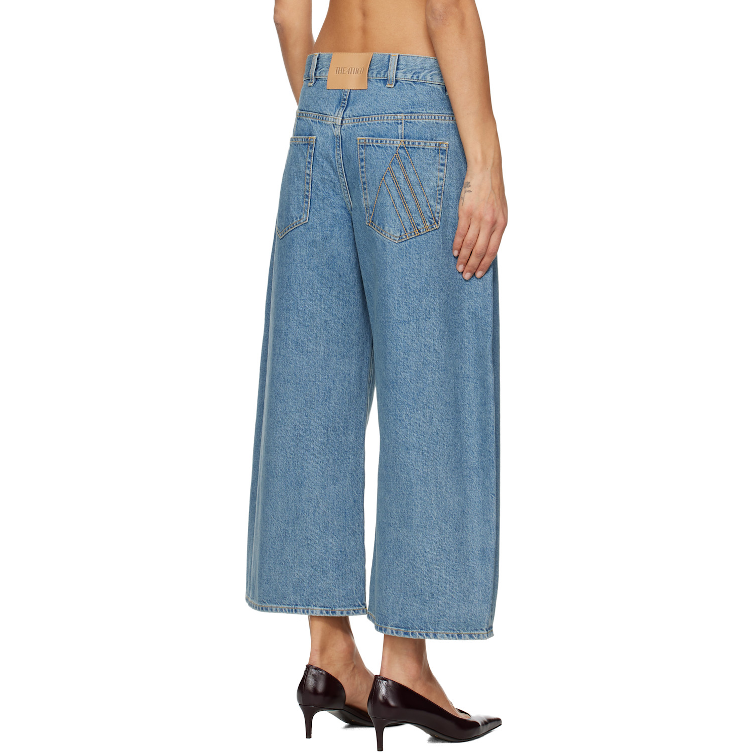  The Attico Blue Long Jeans 