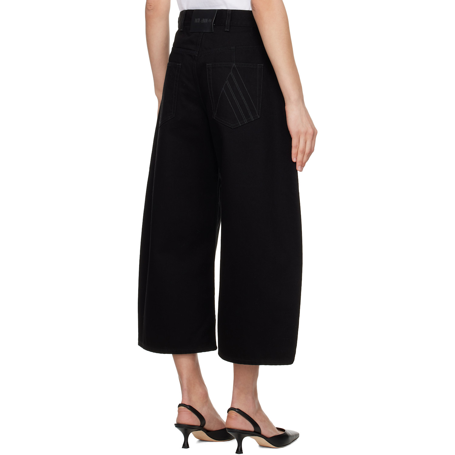  The Attico Black Long Jeans 