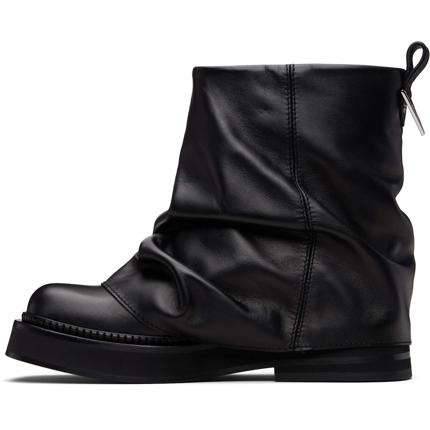  The Attico Black Mini Robin Combat Boots 