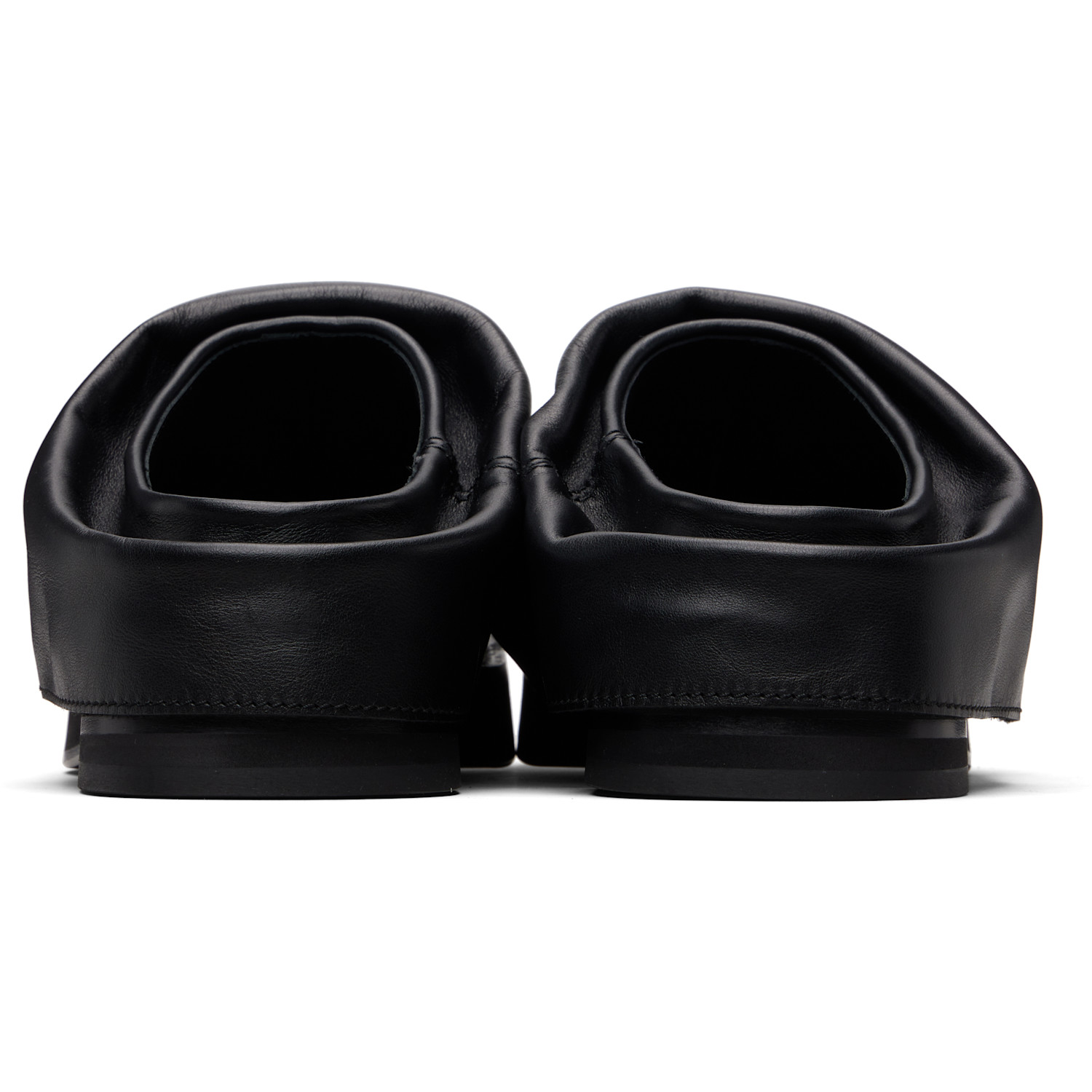  The Attico Black Mini Robin Sabot Loafers 