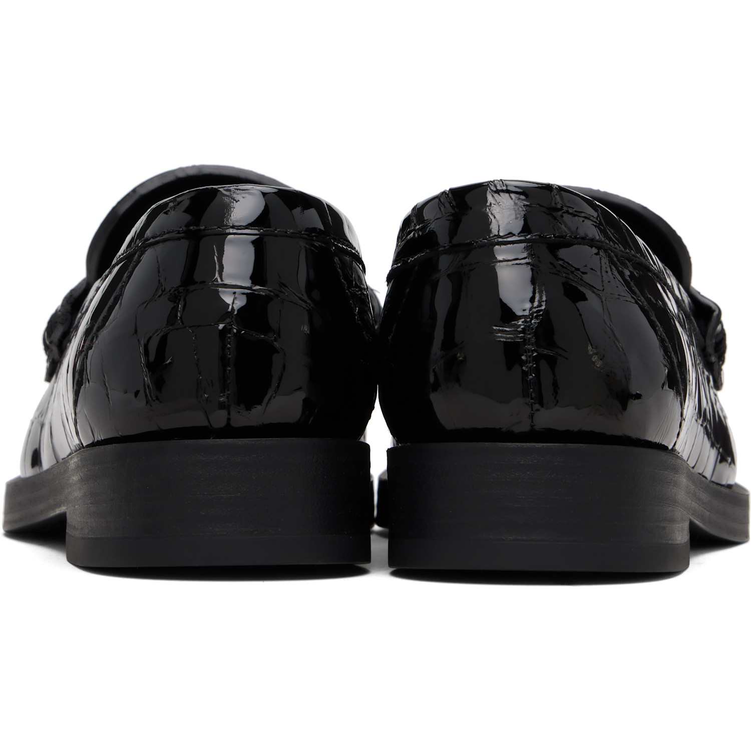  Jimmy Choo Black Ivy Loafers 