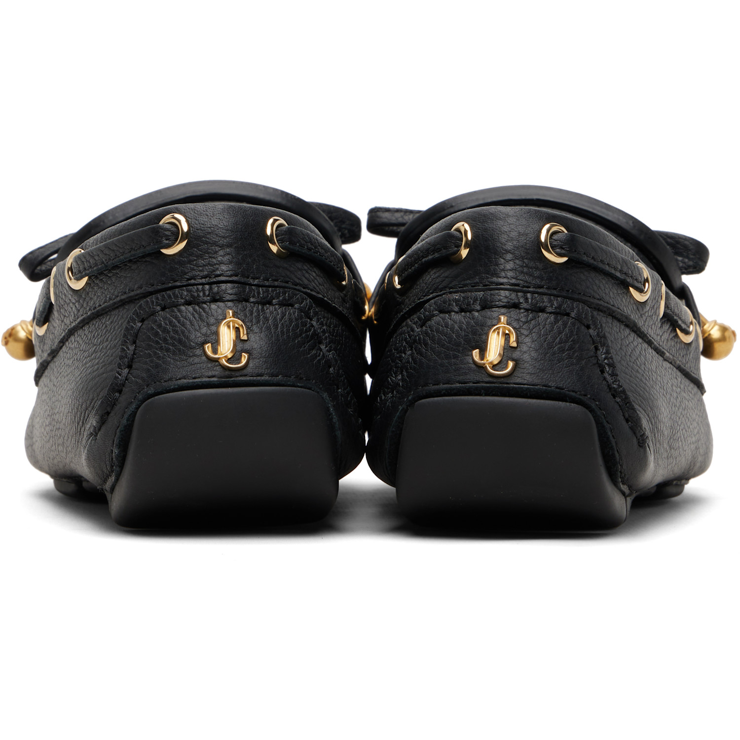  Jimmy Choo Black Manon F Loafers 