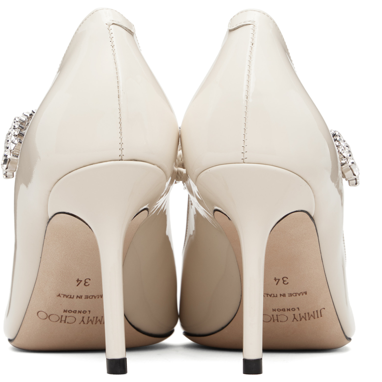  Jimmy Choo Off-white Bing Pump 85 Heels 