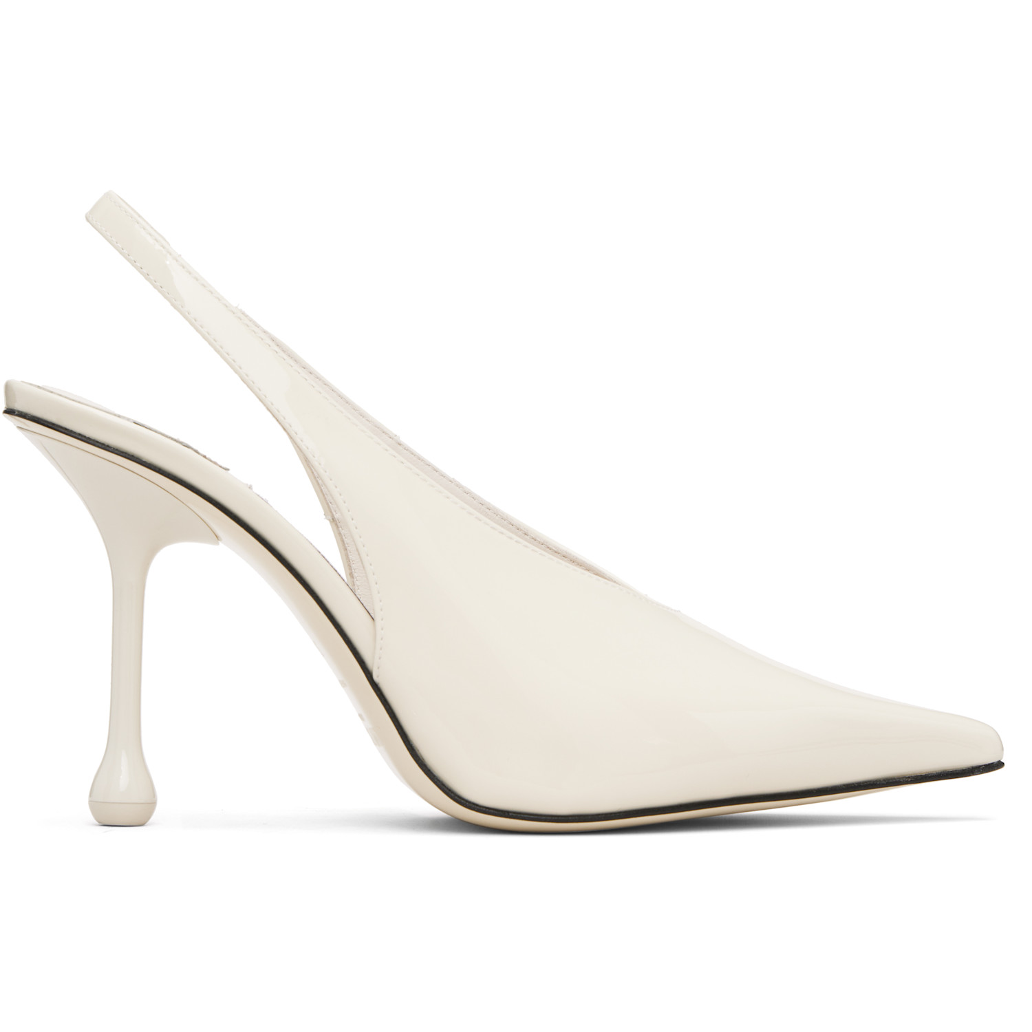 Jimmy Choo Off-White Isa 95 Heels