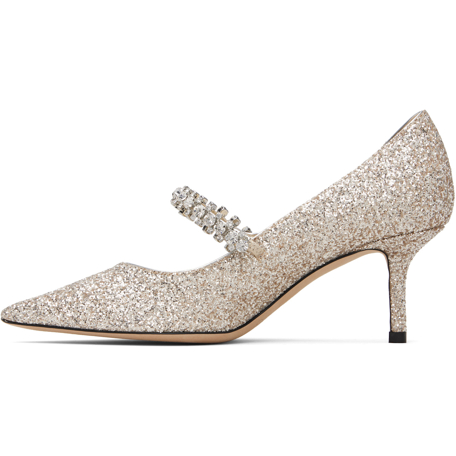  Jimmy Choo Silver Bing Pump 65 Heels 