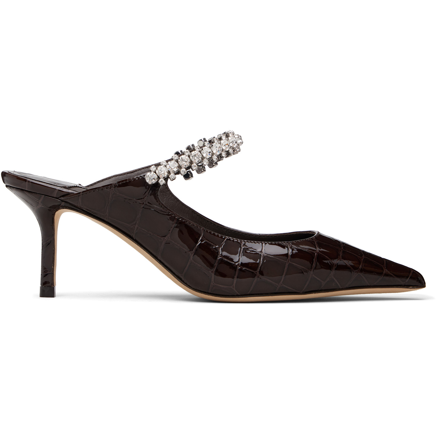 Jimmy Choo Brown Bing 65 Heels