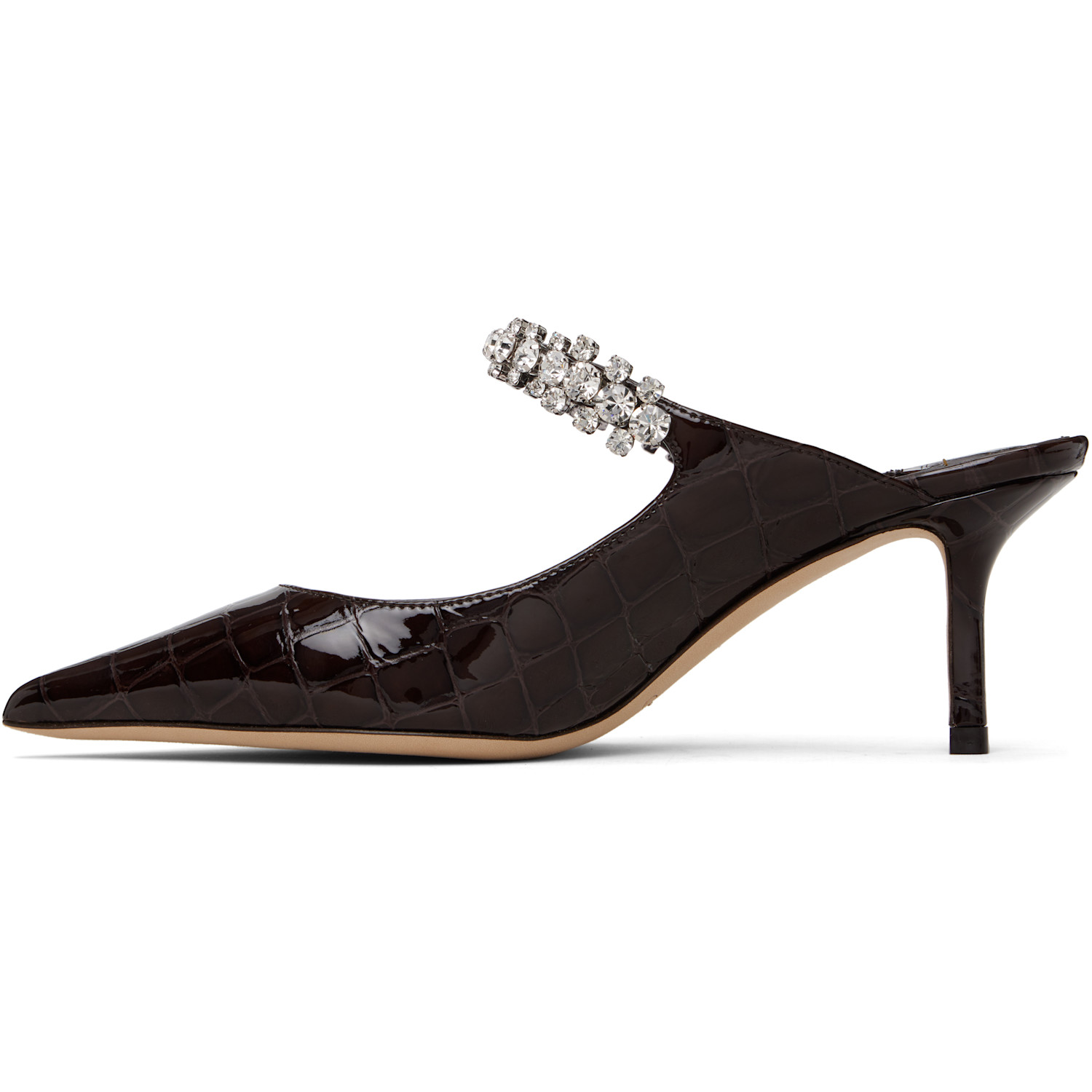  Jimmy Choo Brown Bing 65 Heels 